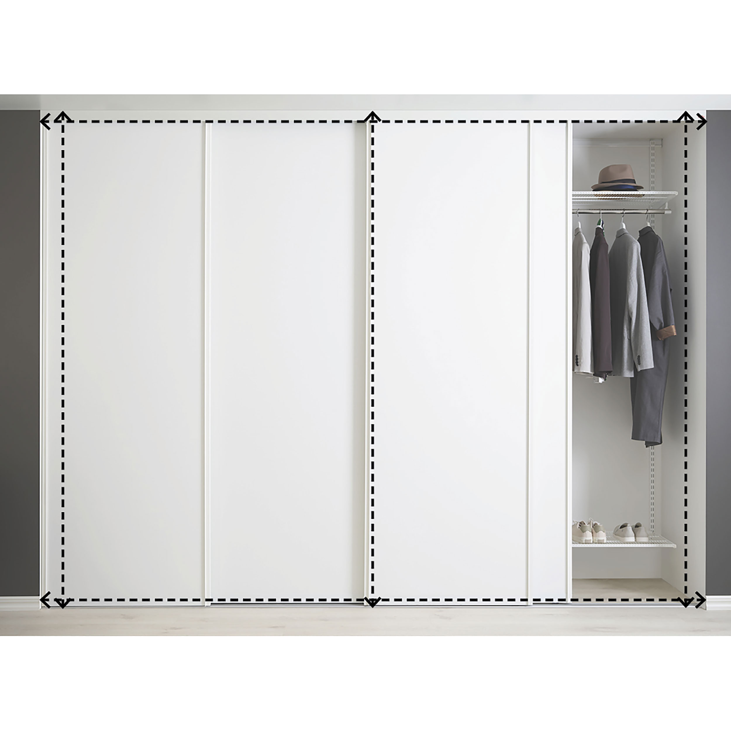 Skyvedører Elfa Original Standardmål 623x2350