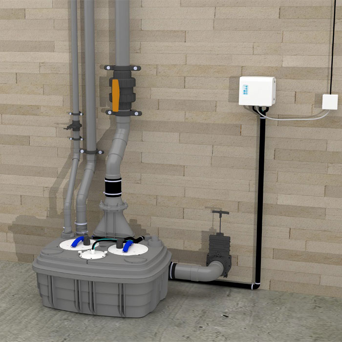 Pumpestasjon Saniflo Sanicubic 2 XL