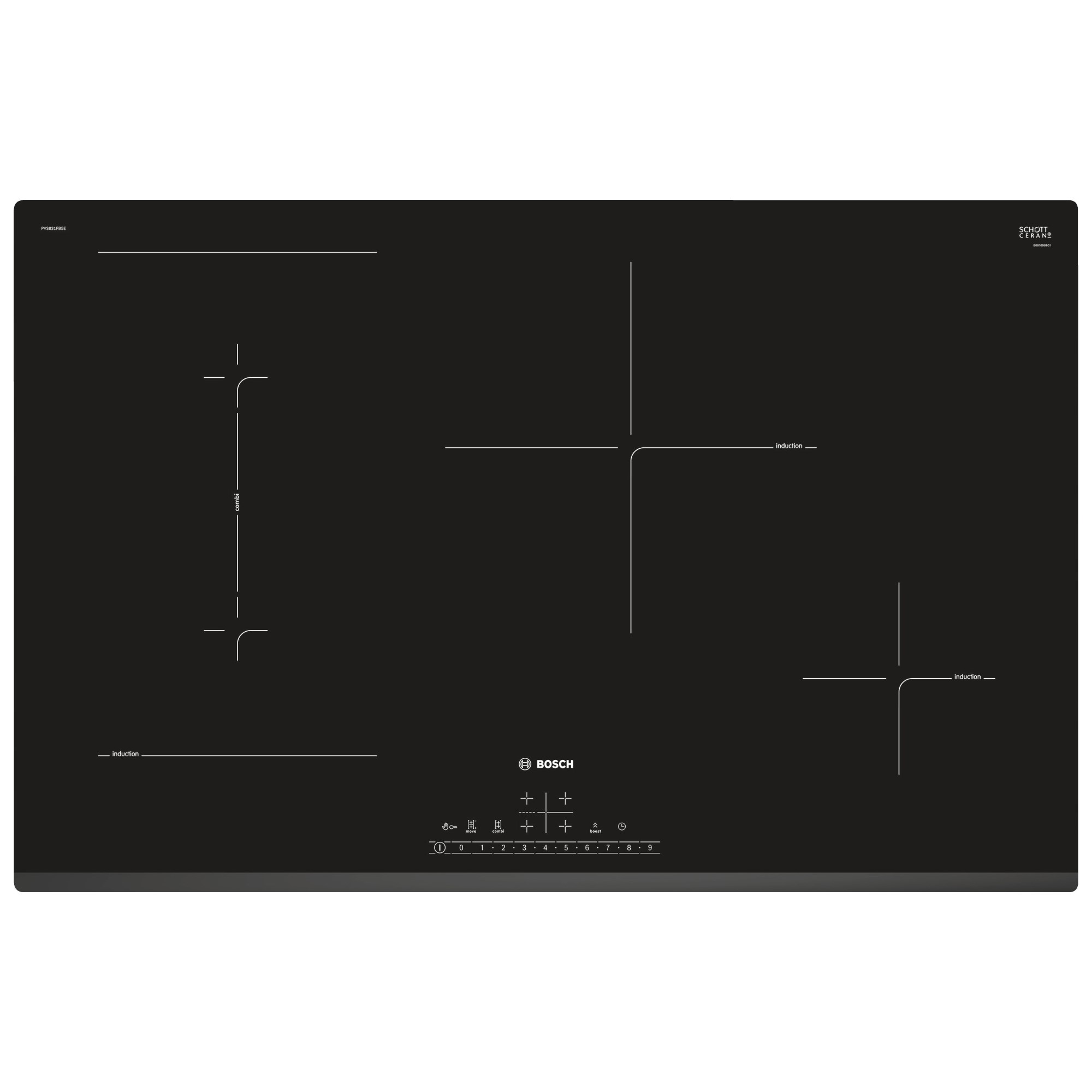 Induktionshäll Bosch Serie 6 PVS831FB5E