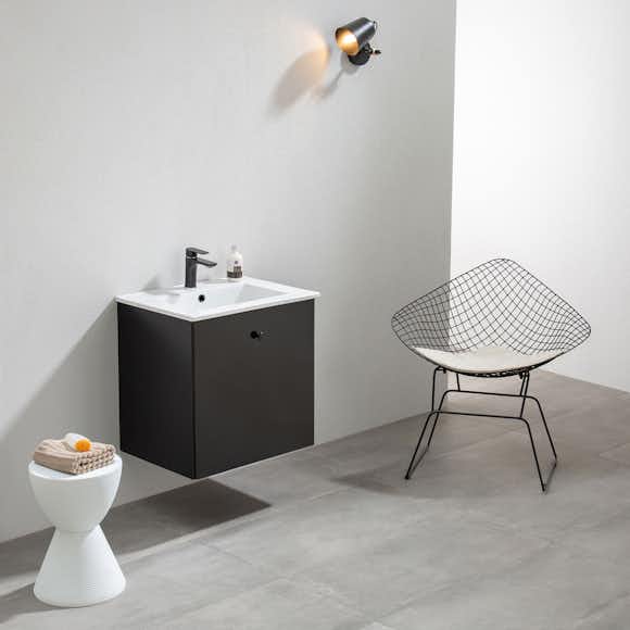 tvättställskåp bathlife fröjd mattsvart