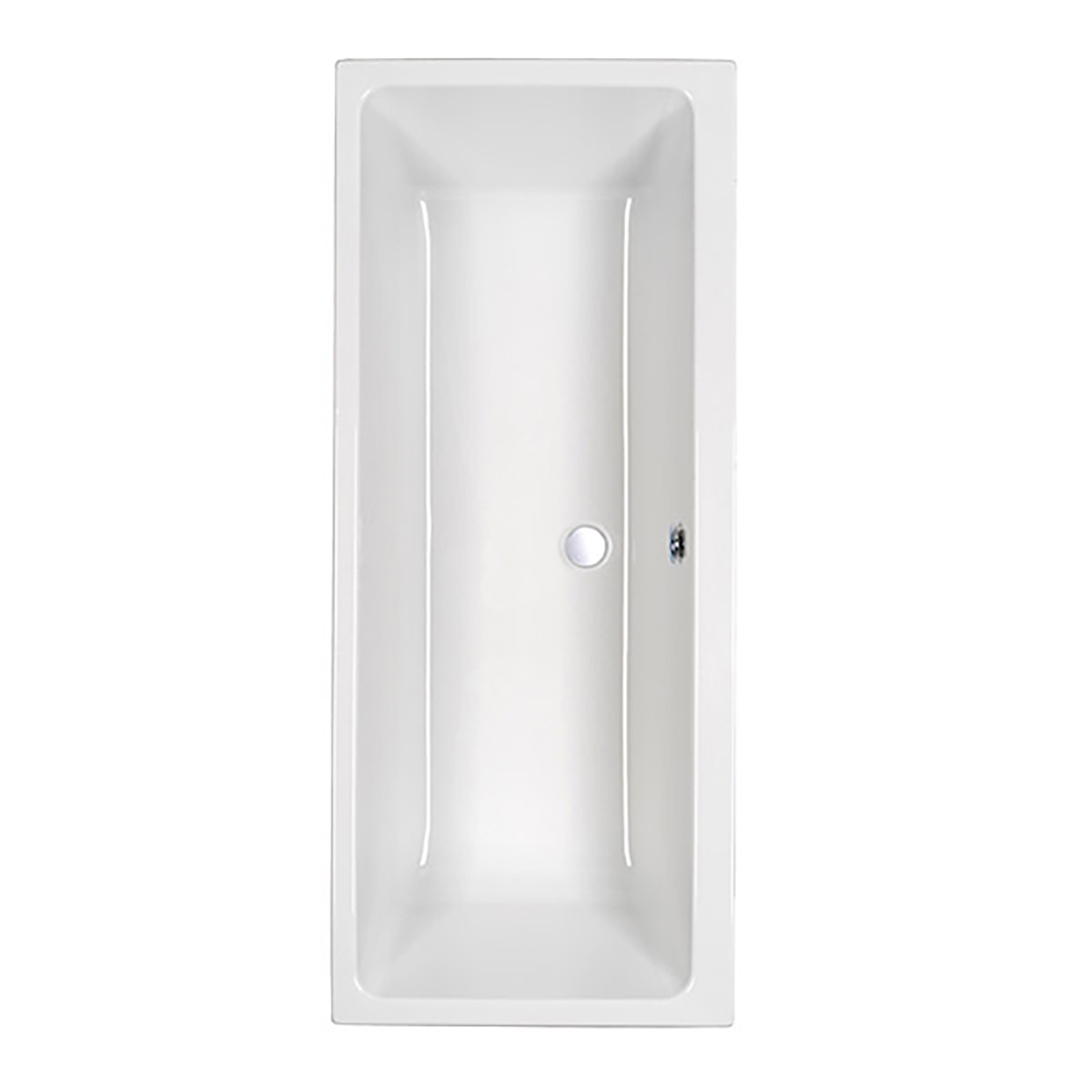 Badkar Strømberg Quantum Dubbel Rygglutning