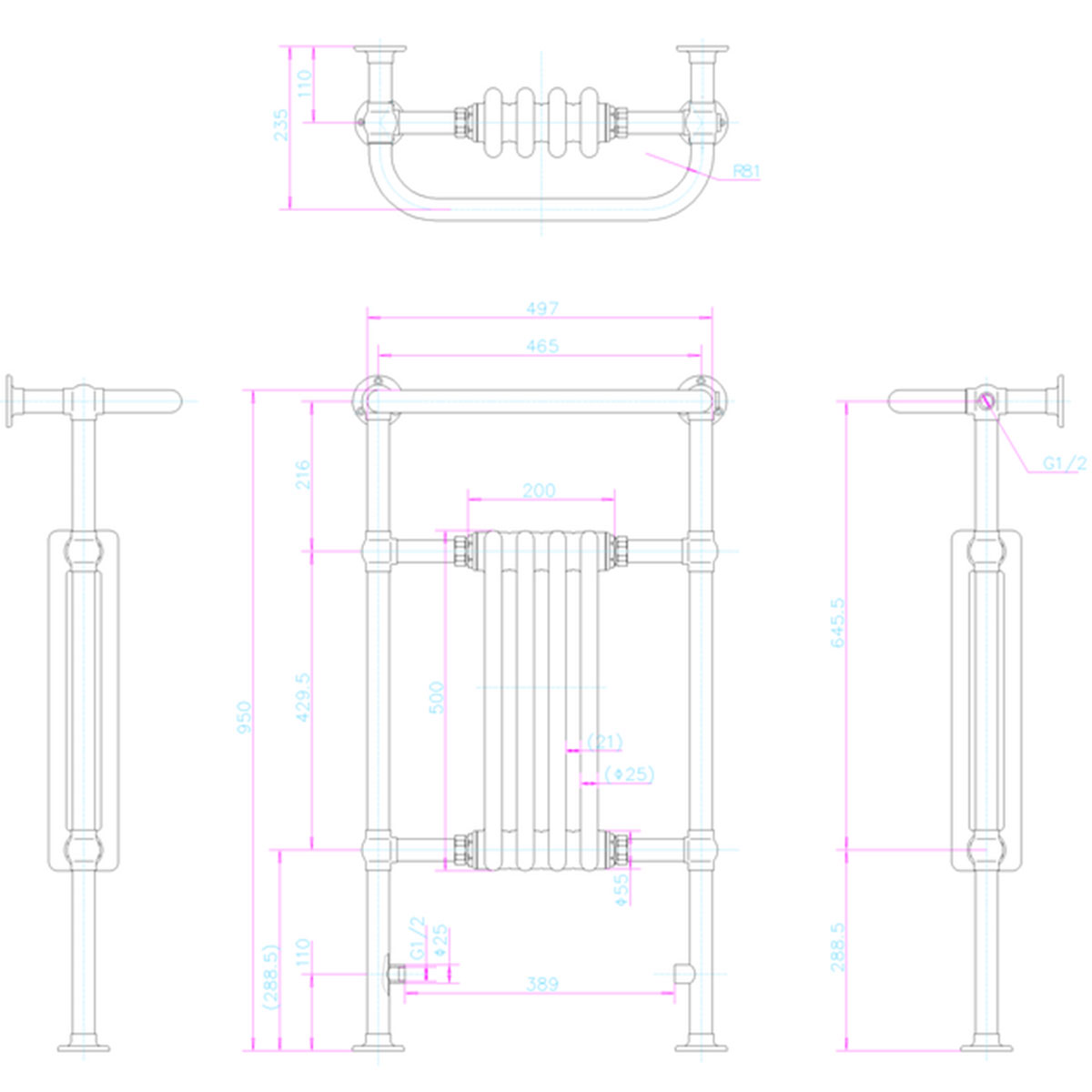 Handdukstork Burlington Bloomsbury