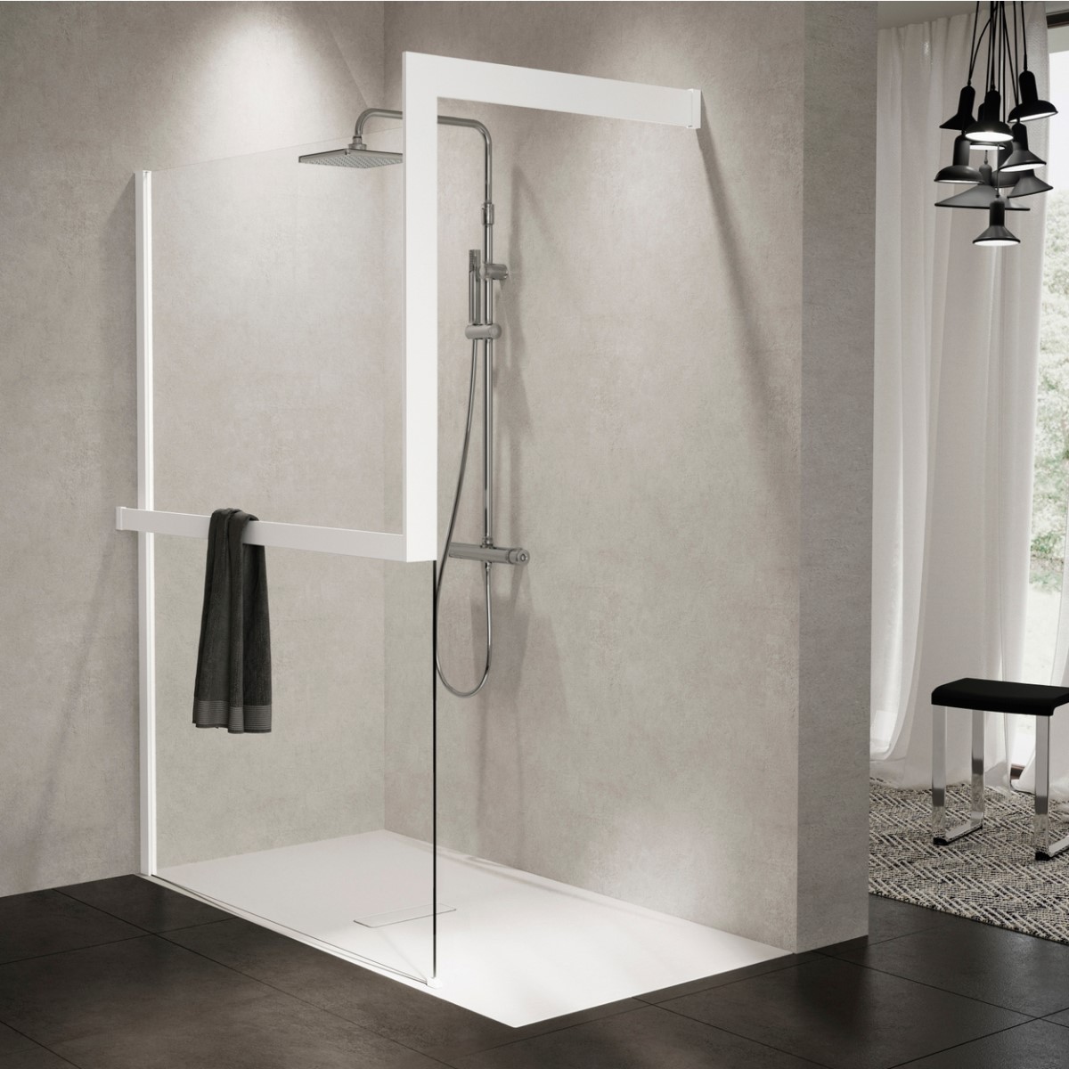 Håndkleholder Novellini Kuadra Kit Frame