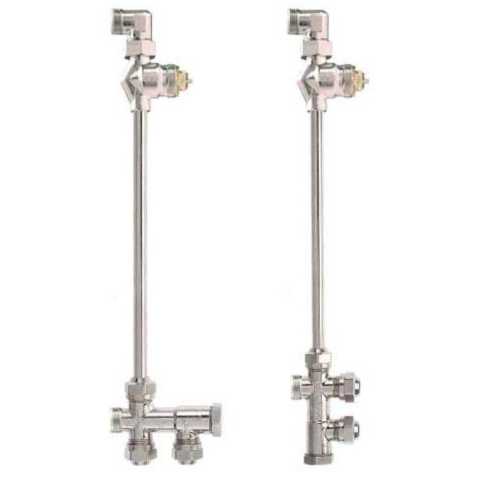 Radiatorkoppel Set MMA Till Radiator Höjd 500 mm, 1-Rörssystem