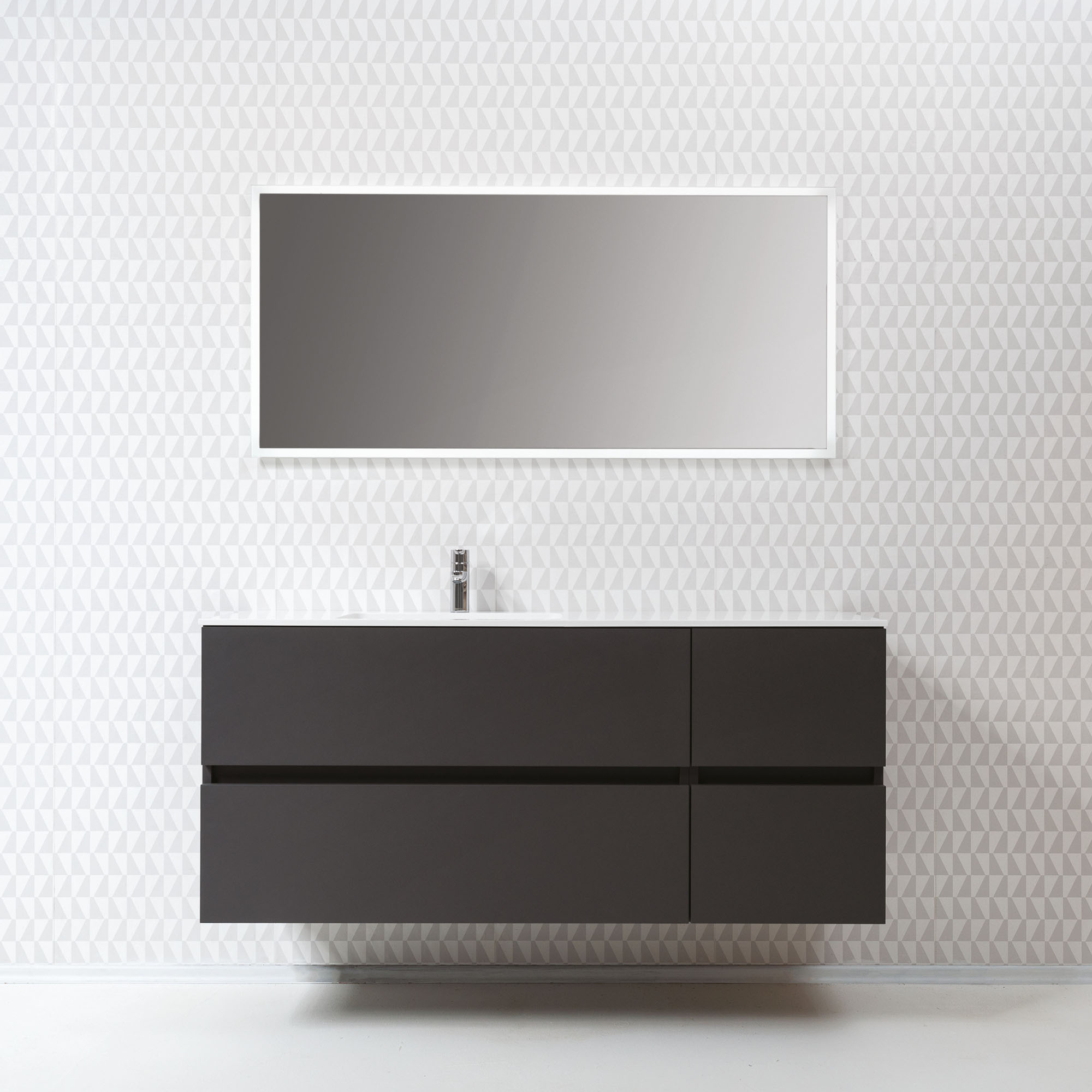 Spegel Swebad Ravalen med Belysning 650x1800 mm