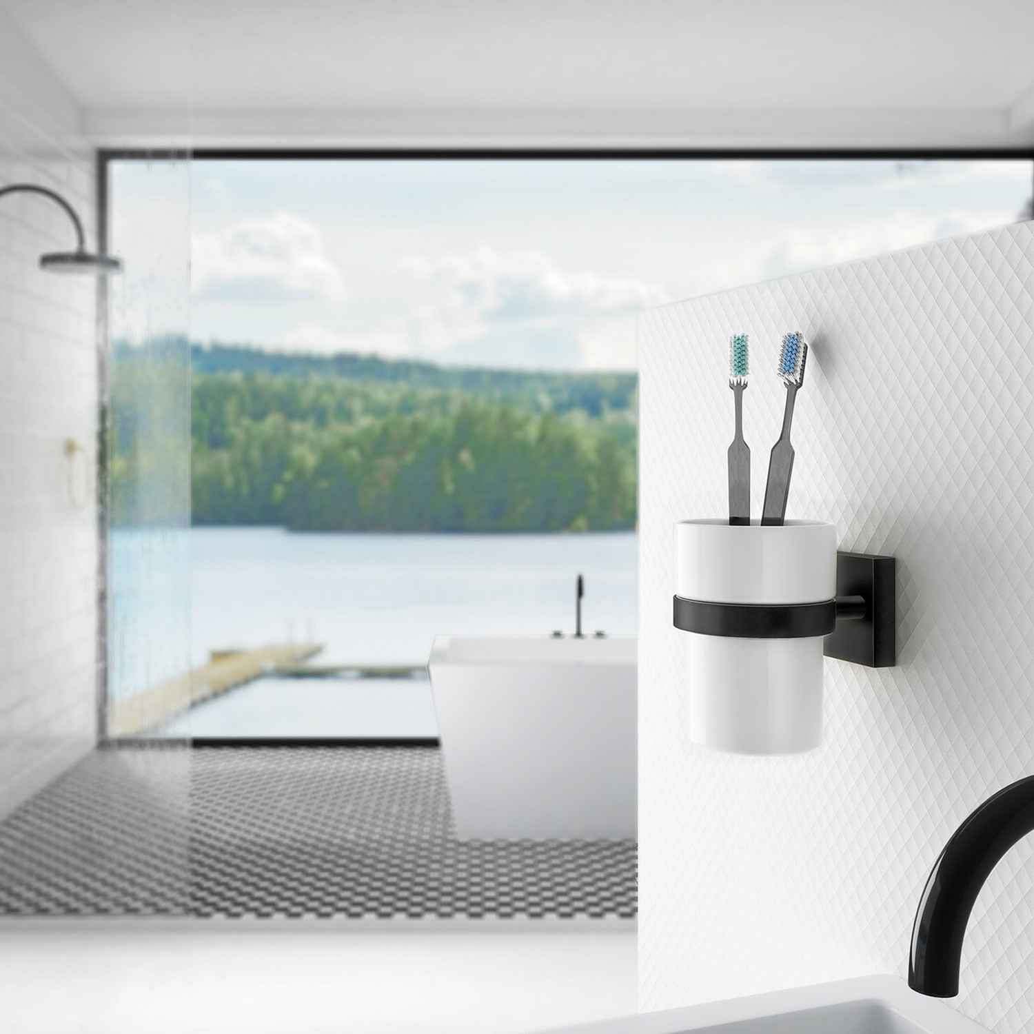 Tandborstglas Smedbo House R343P