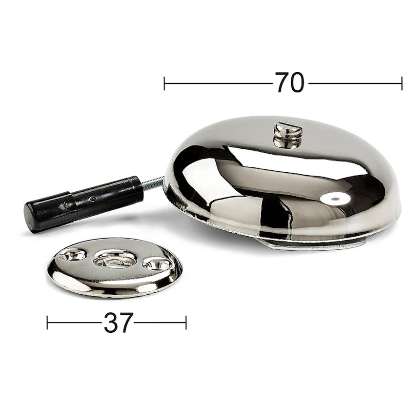 Ringeklokke 680 Nikkel Habo