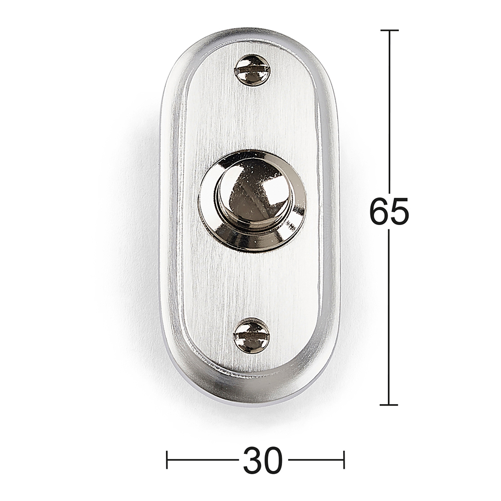 Ringeklokke Habo 541 Matt krom