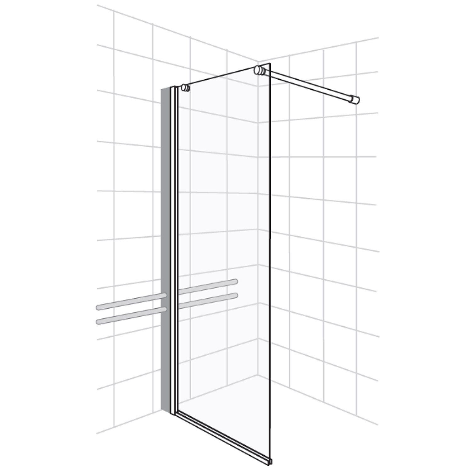 Rørføringsprofil Noro Frost DV inkl. Skruer