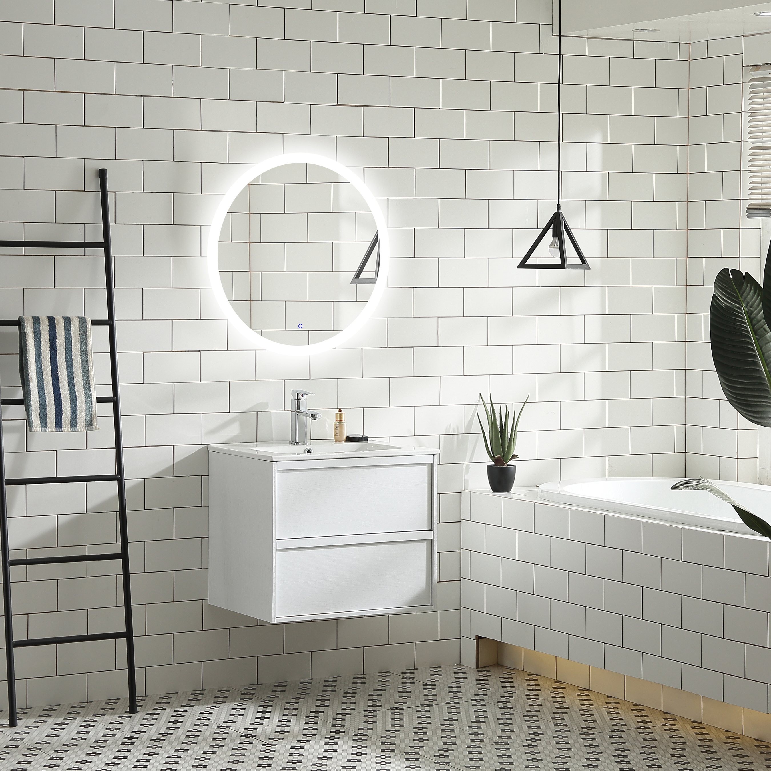 Servantskap Bathlife Rus Hvit Eik