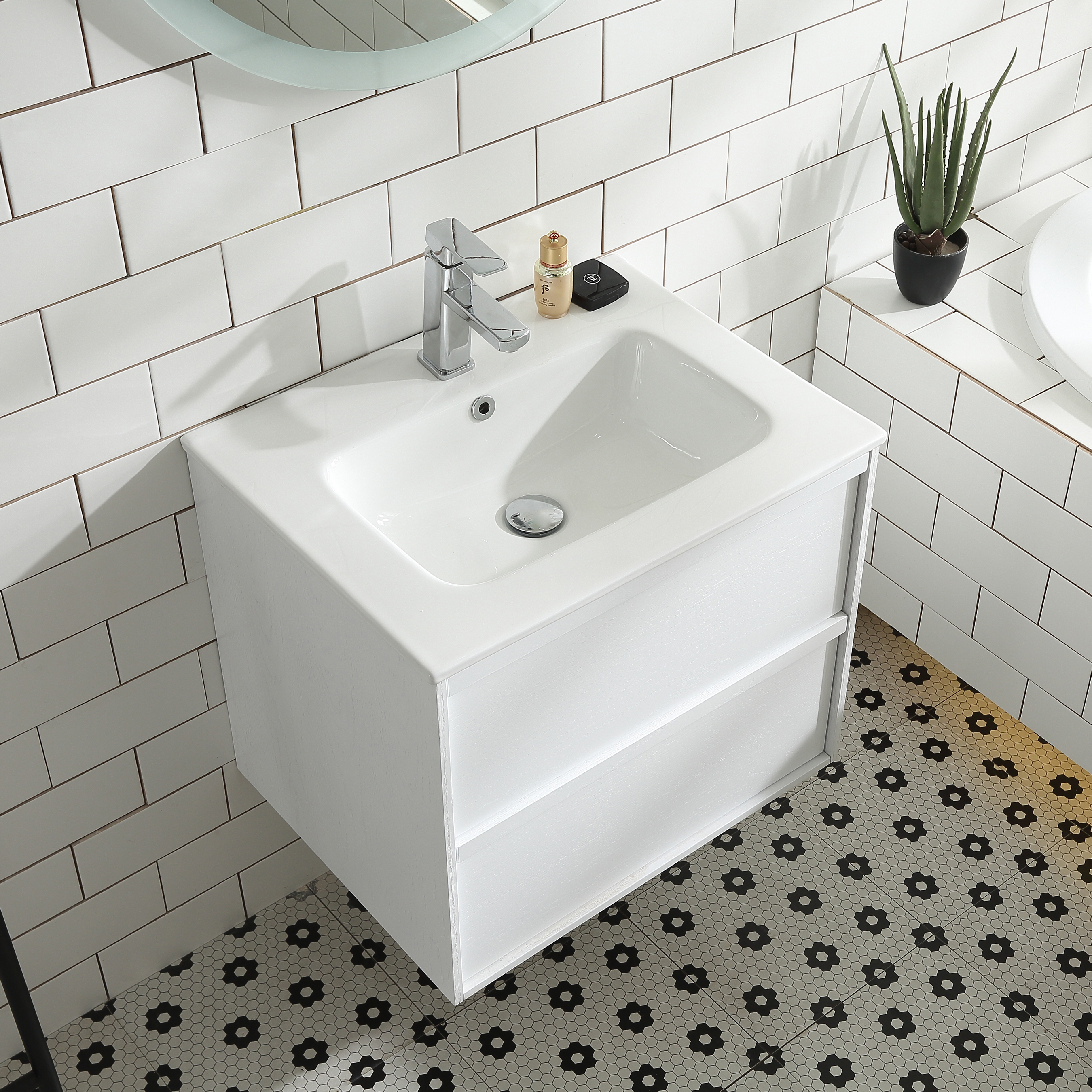 Servantskap Bathlife Rus Hvit Eik