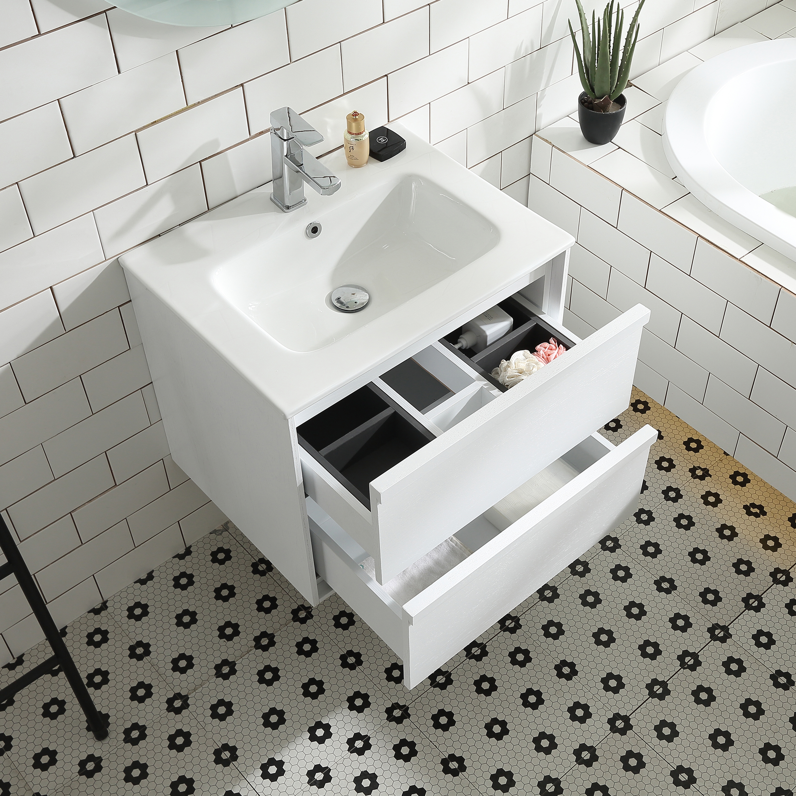 Servantskap Bathlife Rus Hvit Eik