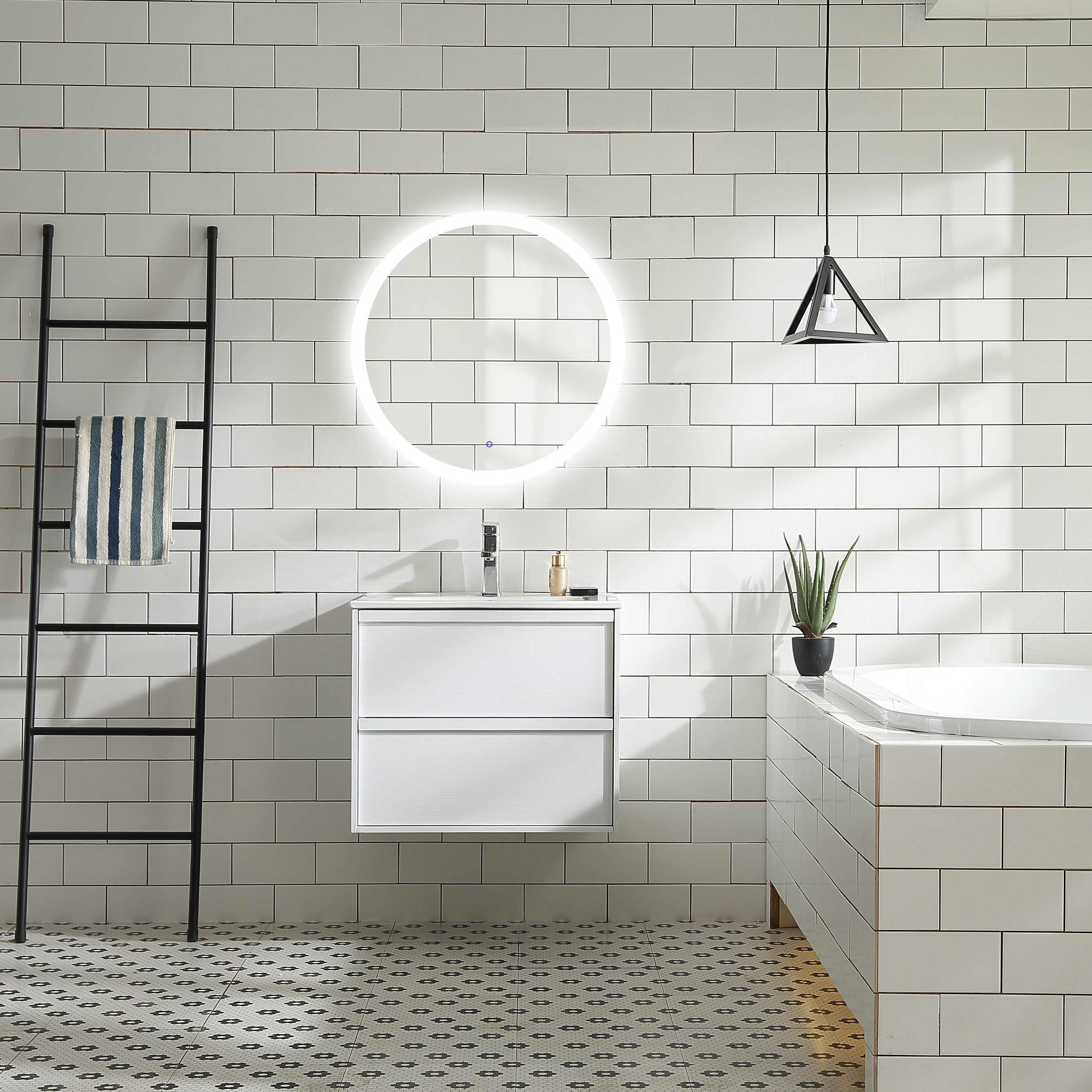 Servantskap Bathlife Rus Hvit Eik