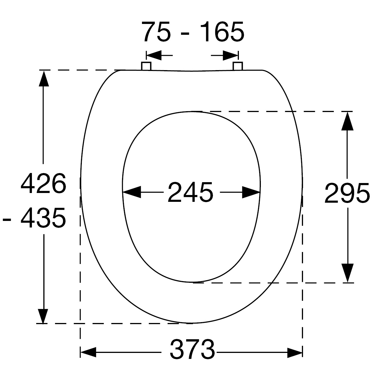 Toalettsits Pressalit Universal S518