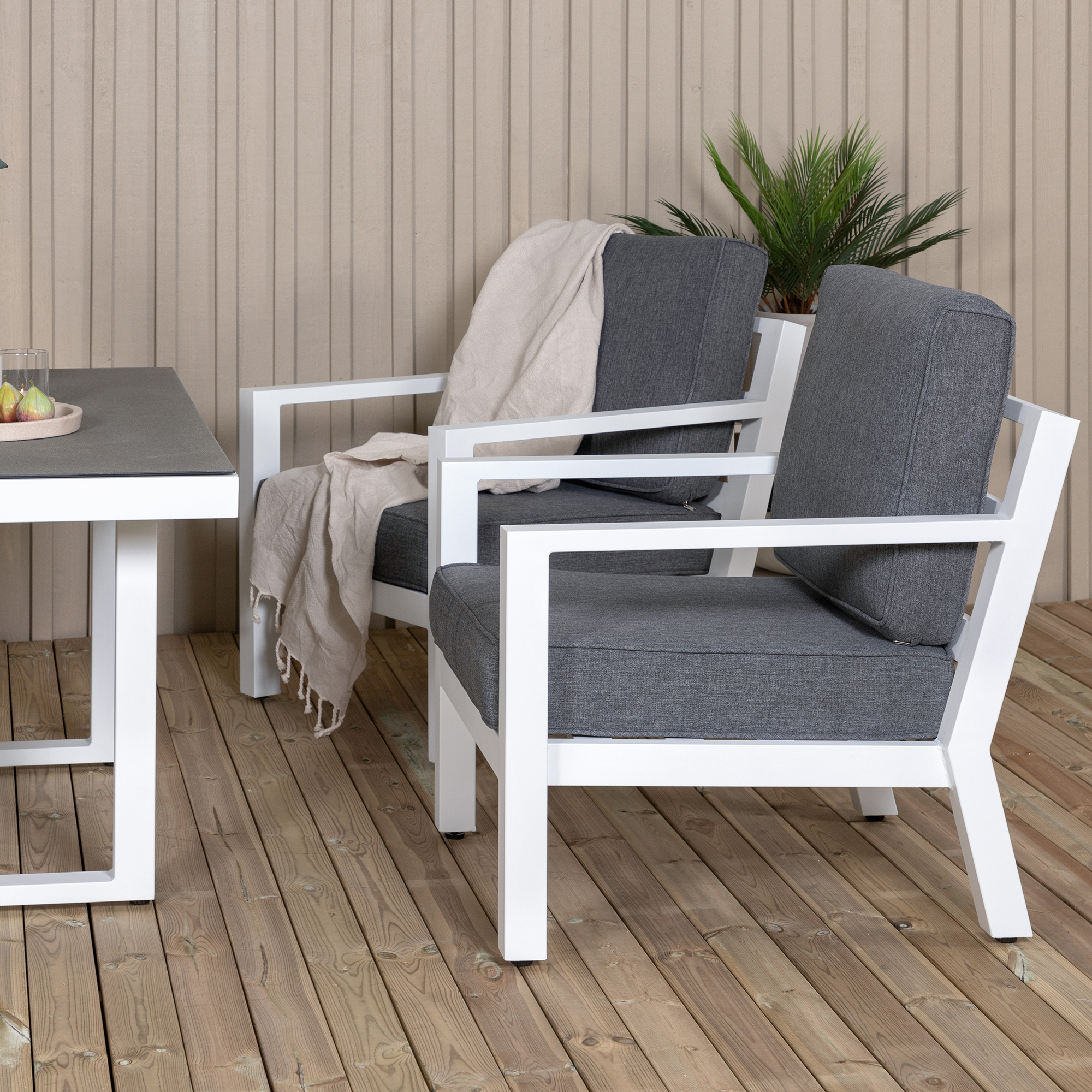 Hagegruppe Venture Home Buffalo med Lenestoler Utendørs