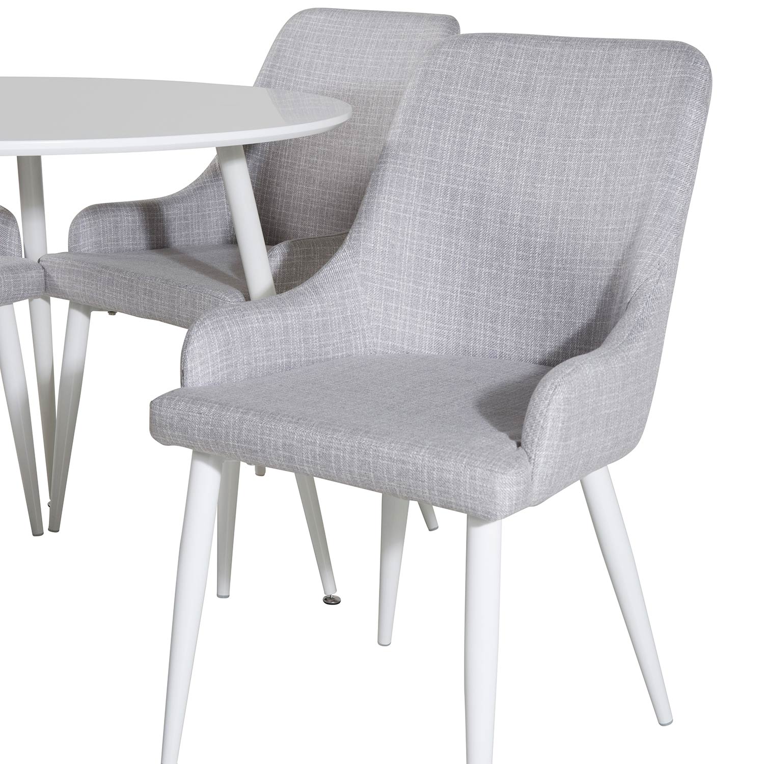 Spisegruppe Venture Home Plake med 4 Plake Stoler Rundt