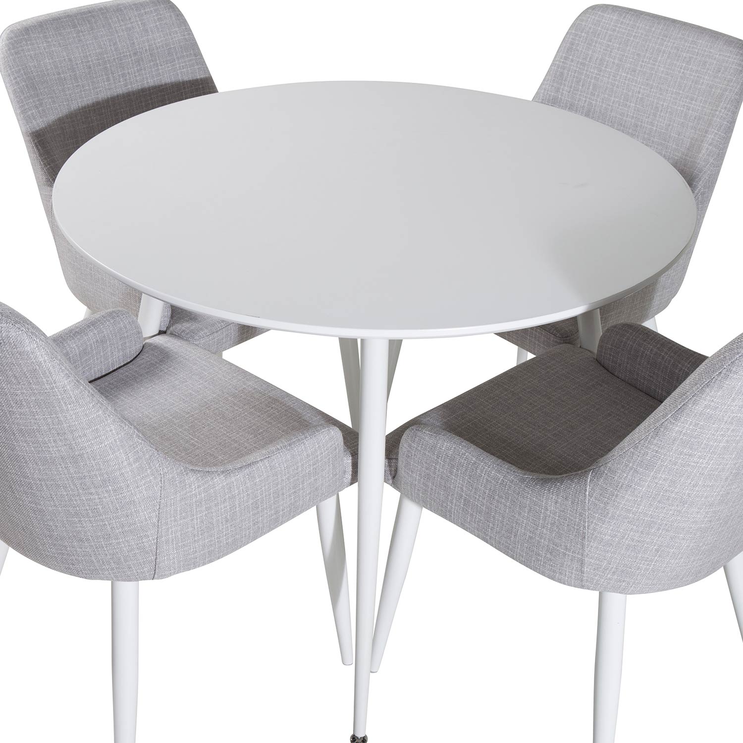 Spisegruppe Venture Home Plake med 4 Plake Stoler Rundt