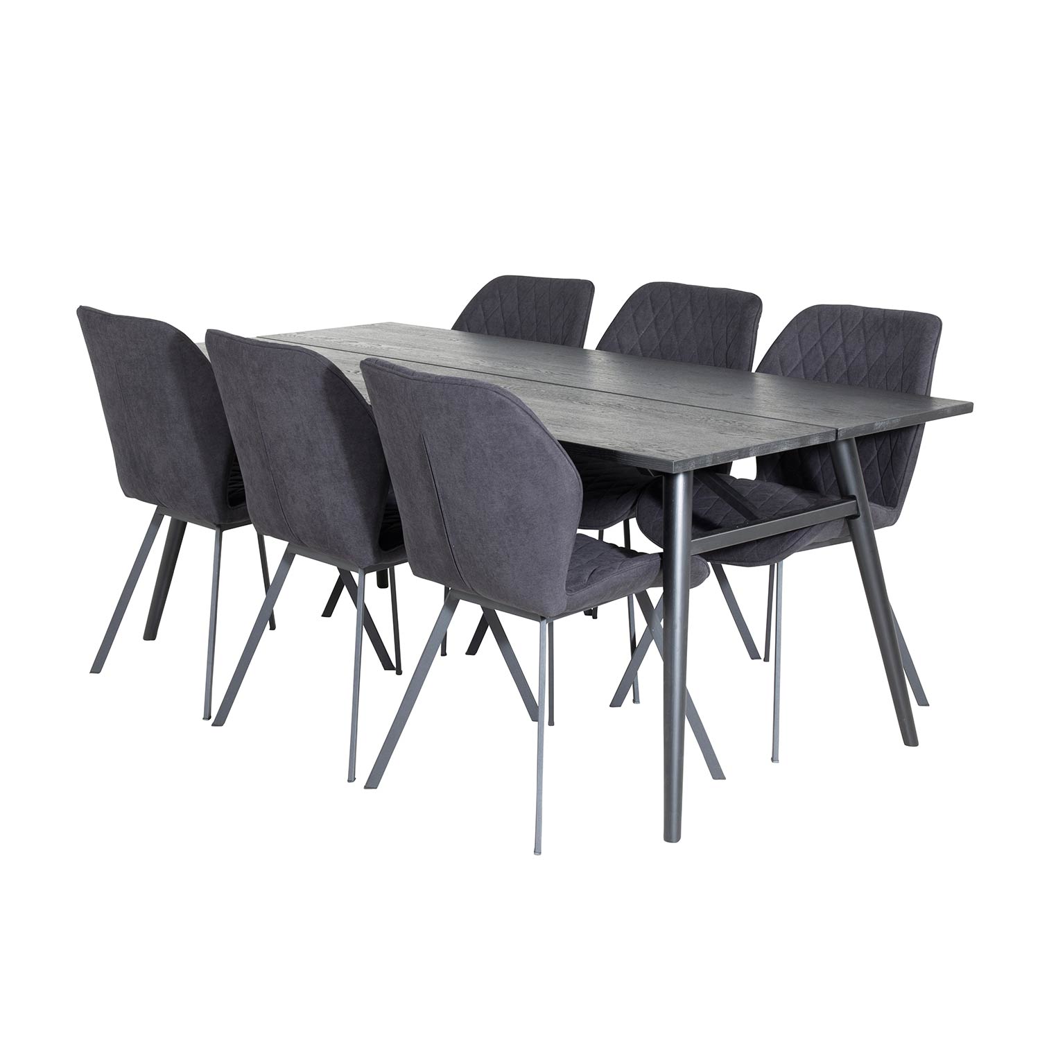 Spisegruppe Venture Home Salt med 6 Geneva Stoler