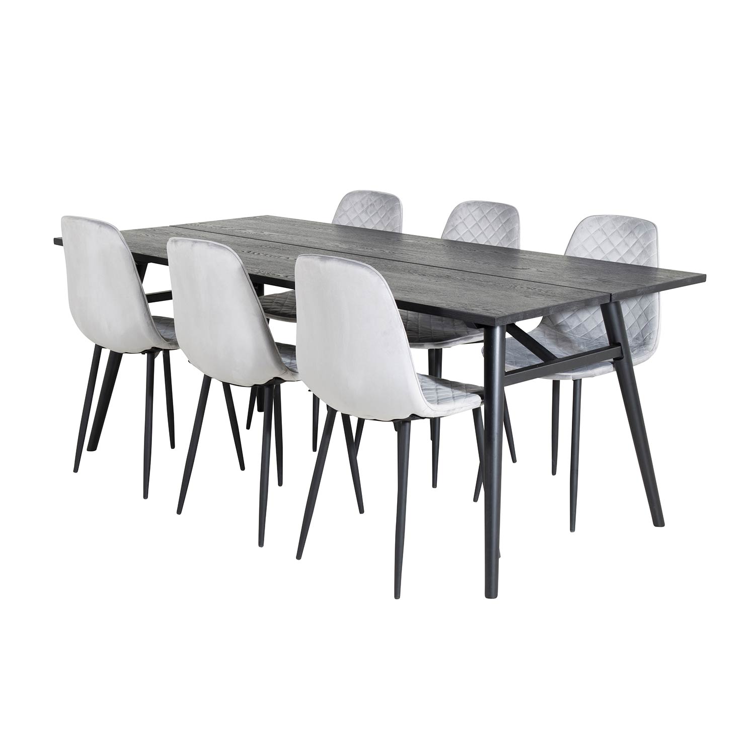 Spisegruppe Venture Home Salt med 6 Phoi Stoler