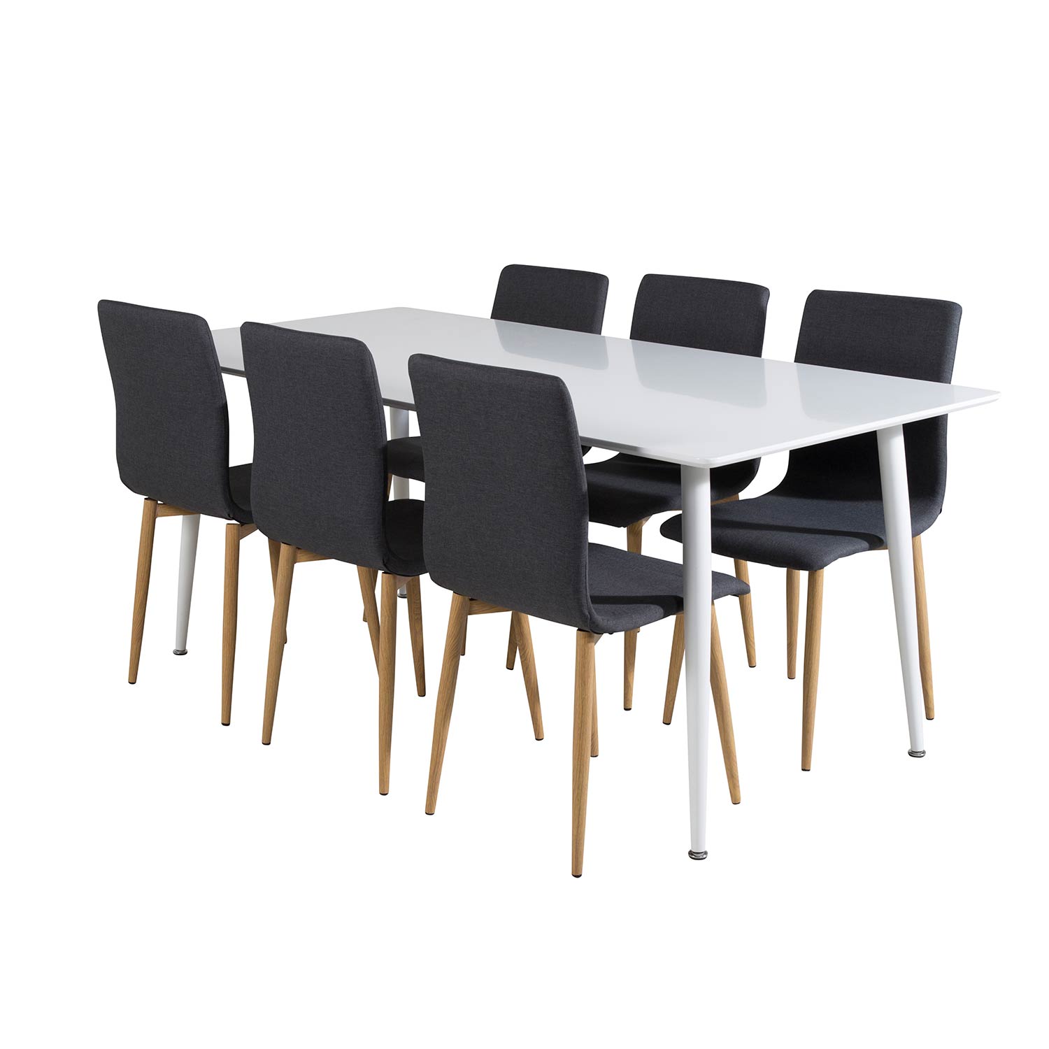 Spisegruppe Venture Home Pobbie med 6 Walter Stoler