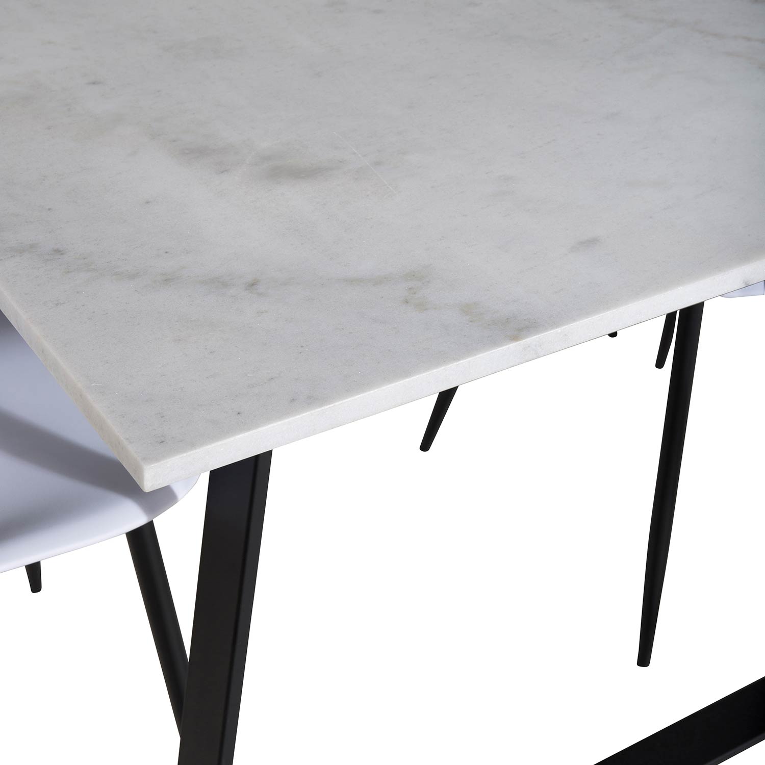 Spisegruppe Venture Home Estelle 140 med 4 Pop Stoler