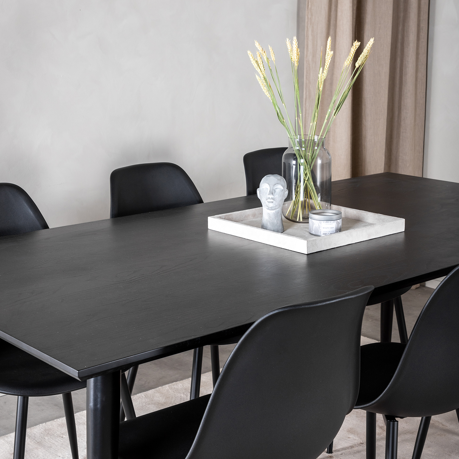 Spisegruppe Venture Home Dipp med 6 Polar Plast Stoler