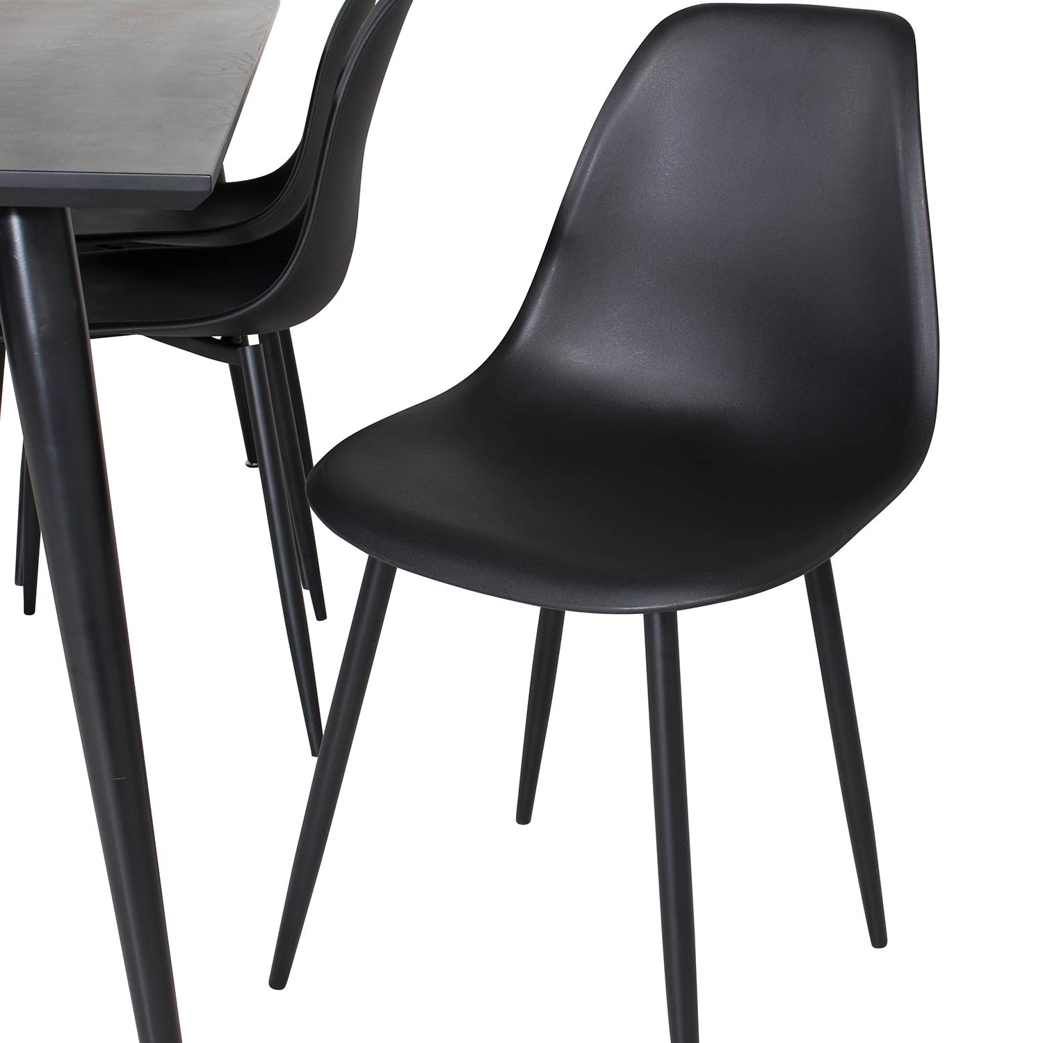 Spisegruppe Venture Home Dipp med 6 Polar Plast Stoler