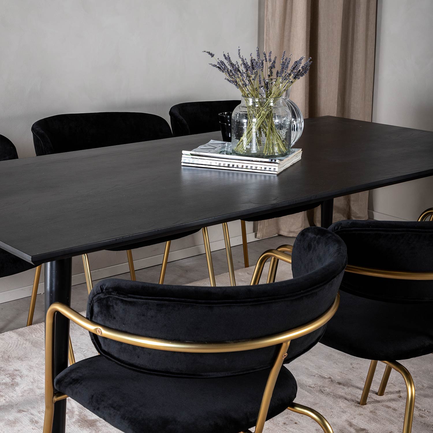 Spisegruppe Venture Home Dipp med 6 Arrow Stoler