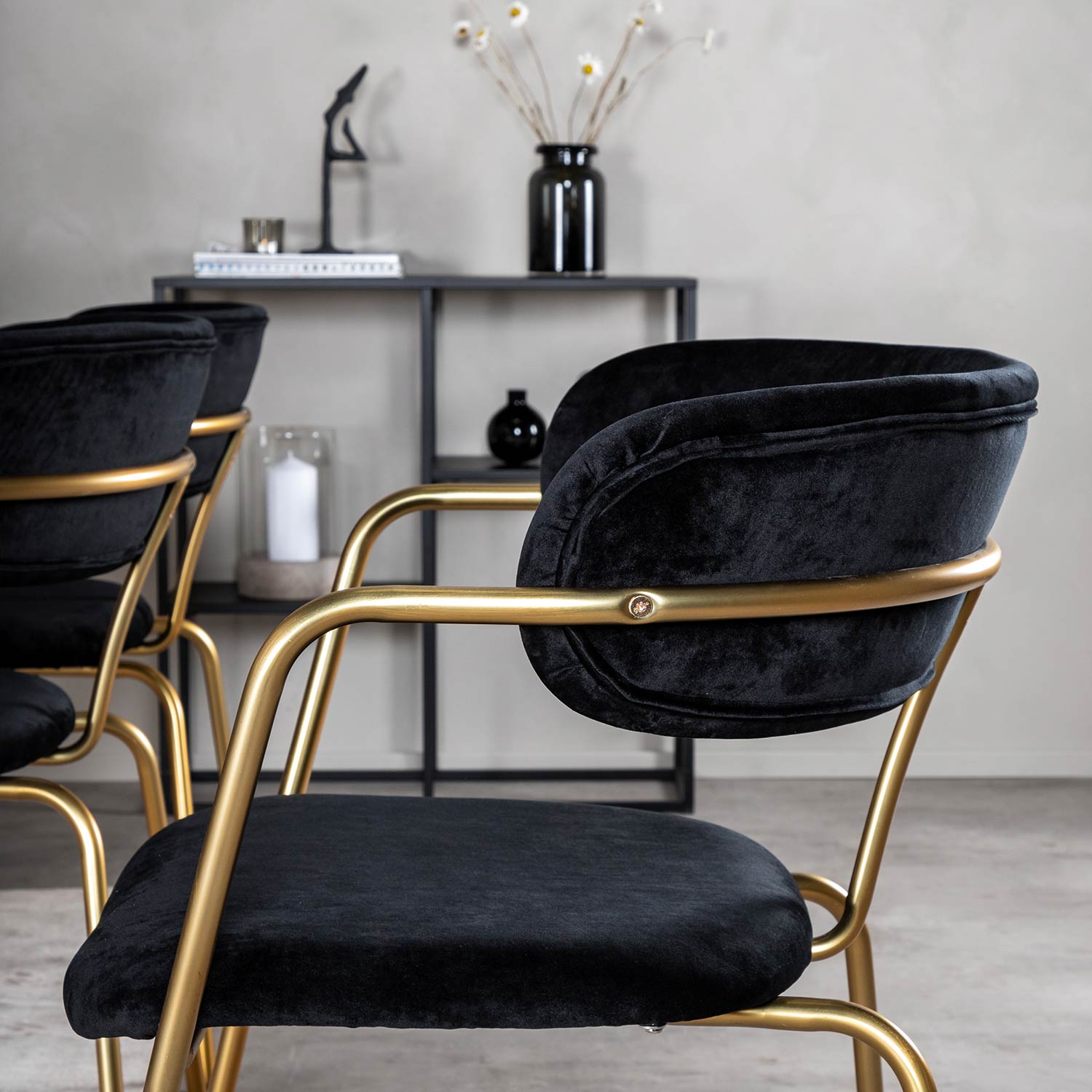 Spisegruppe Venture Home Dipp med 6 Arrow Stoler