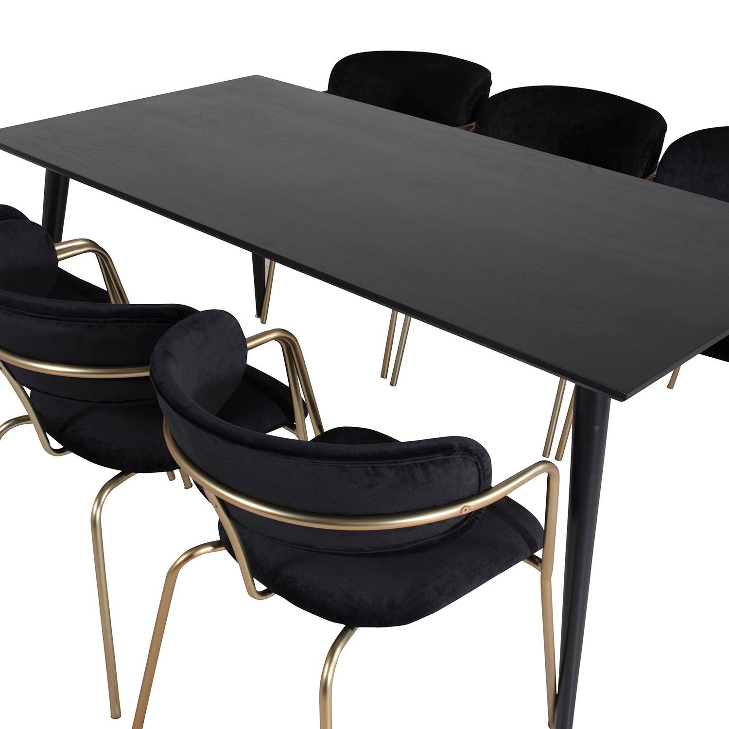 Spisegruppe Venture Home Dipp med 6 Arrow Stoler