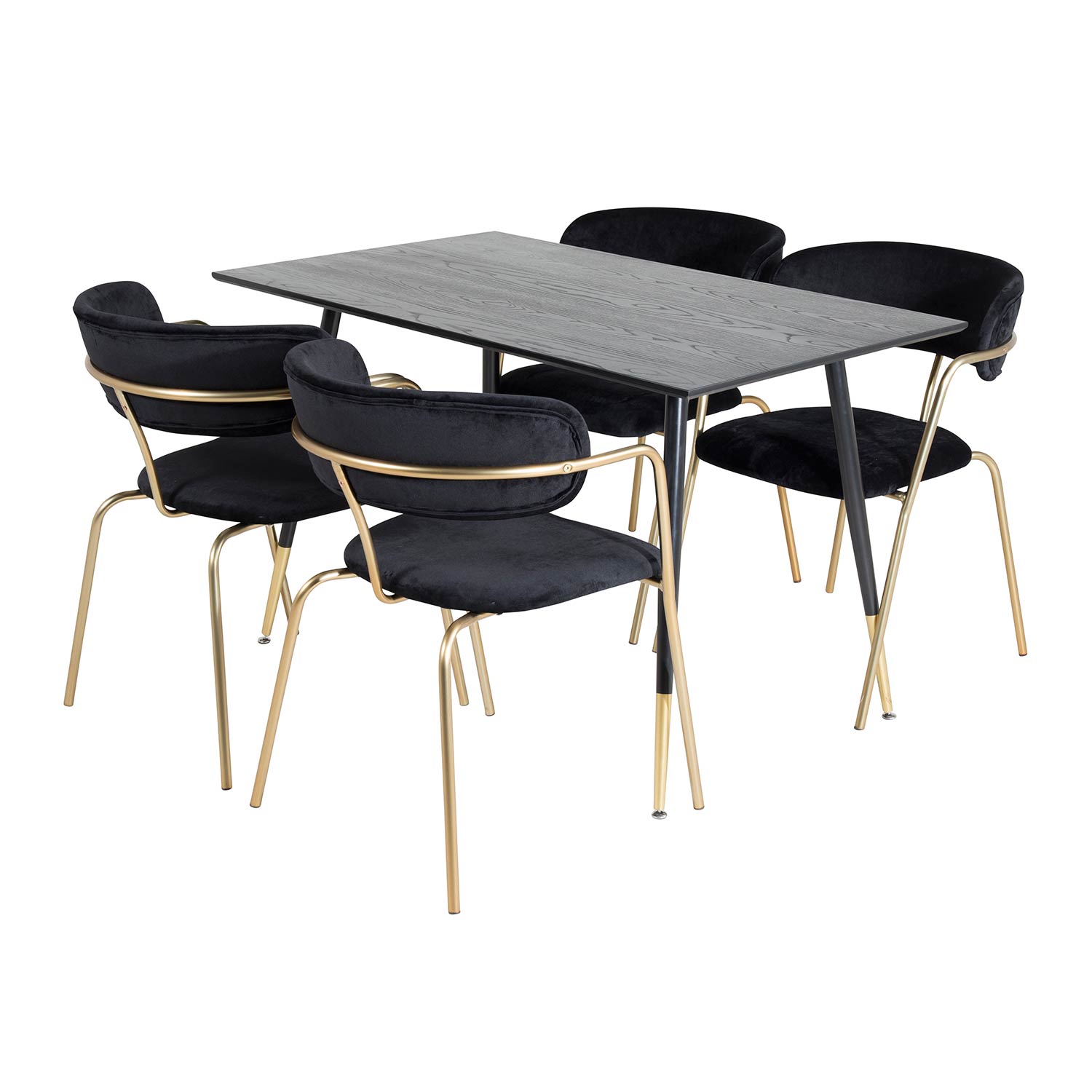 Spisegruppe Venture Home Dipp med 4 Arrow Stoler