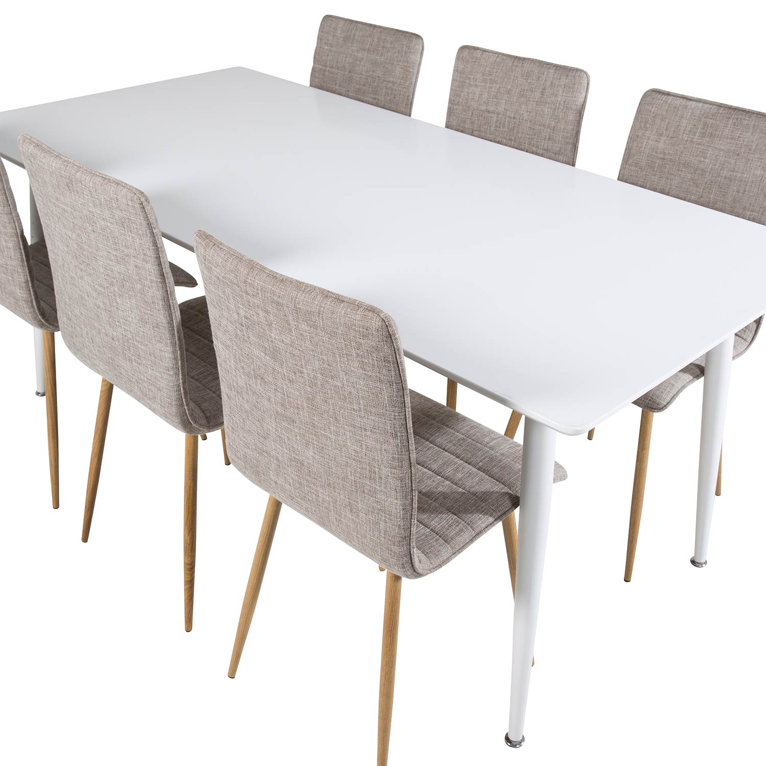 Spisegruppe Venture Home Pobbie med 6 Walter Stoler