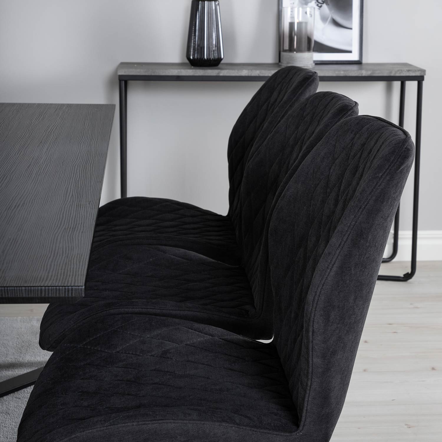 Spisegruppe Venture Home Madde med 6 Geneva Stoler