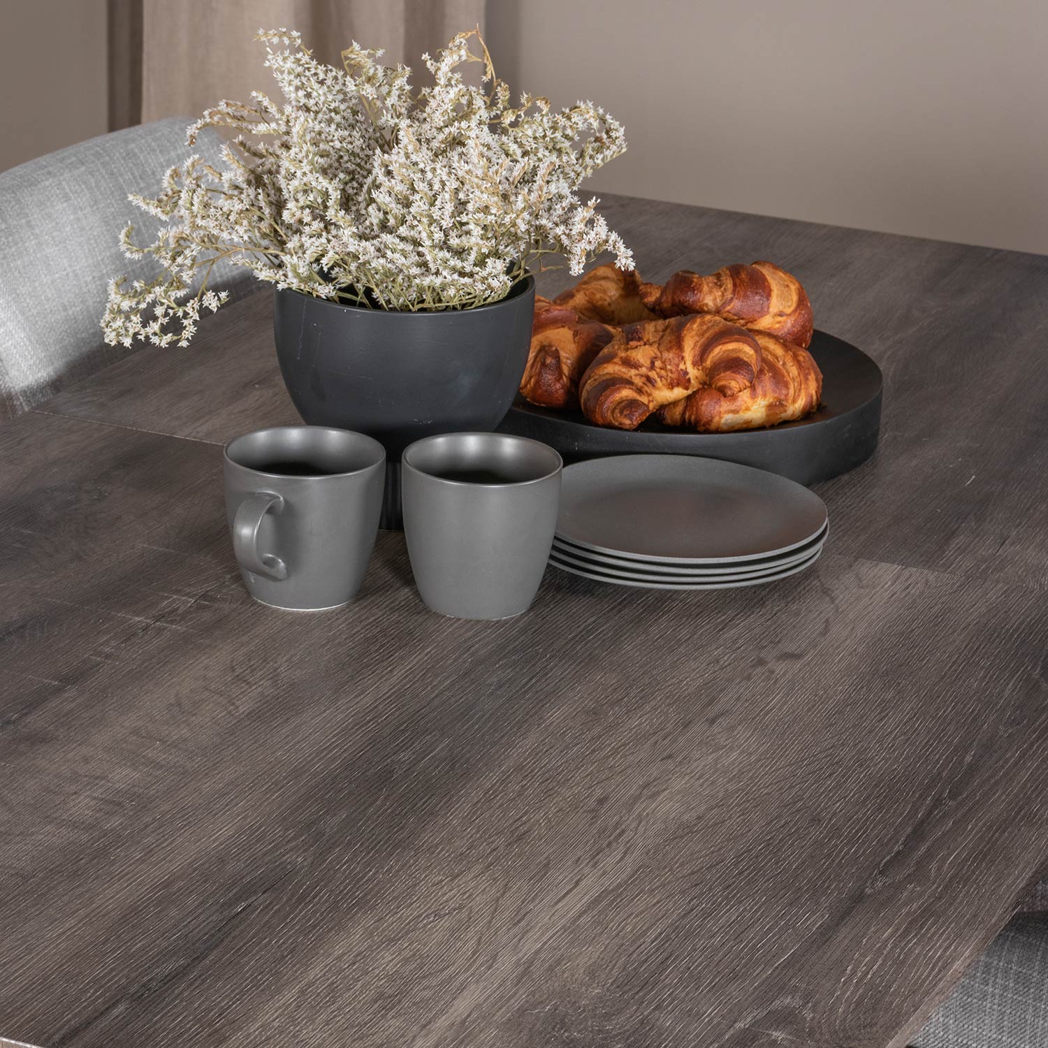 Spisegruppe Venture Home Ina med 4 Plake Stoler