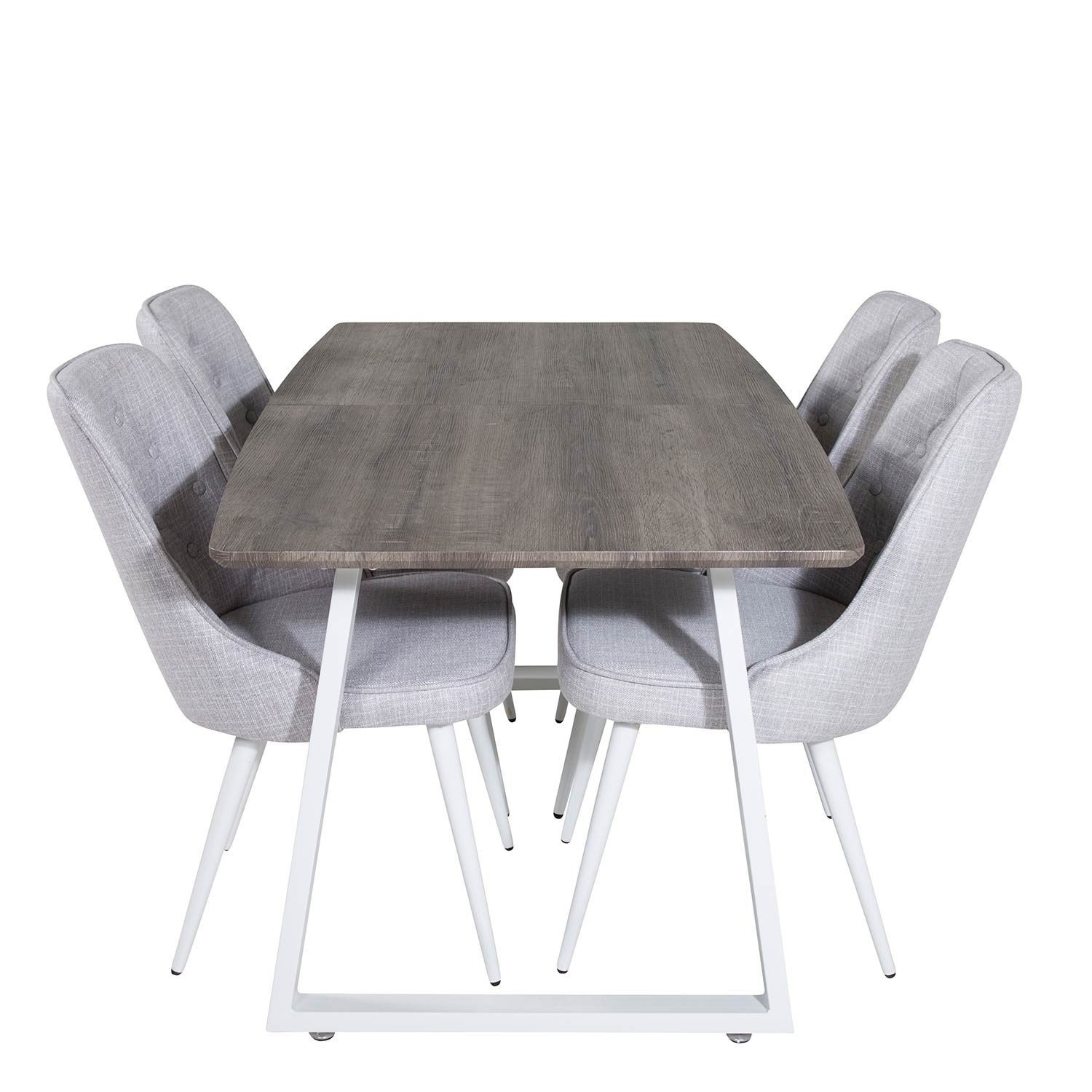 Spisegruppe Venture Home Ina med 4 Vera Stoler Polyester