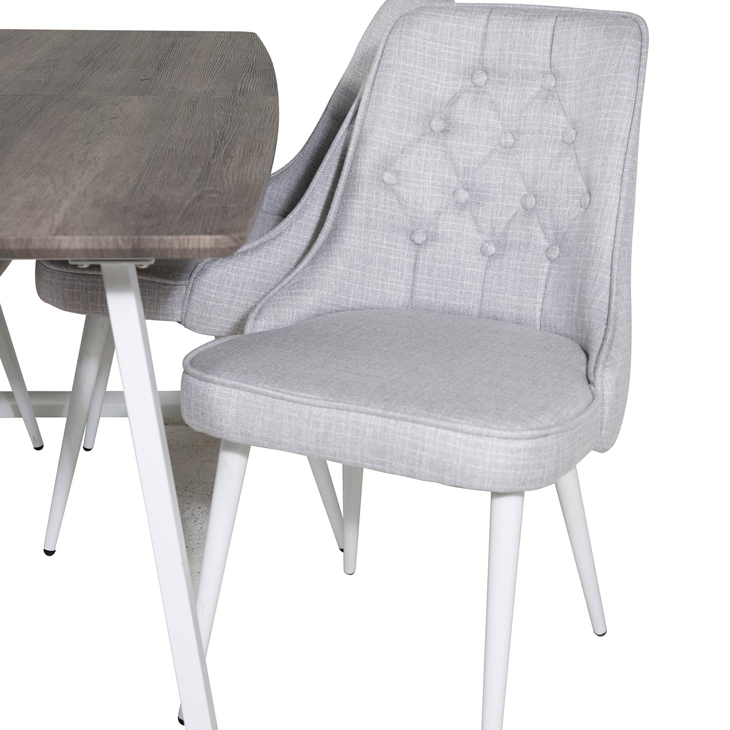 Spisegruppe Venture Home Ina med 4 Vera Stoler Polyester