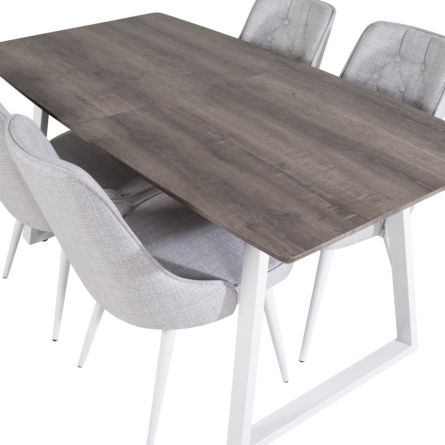 Spisegruppe Venture Home Ina med 4 Vera Stoler Polyester