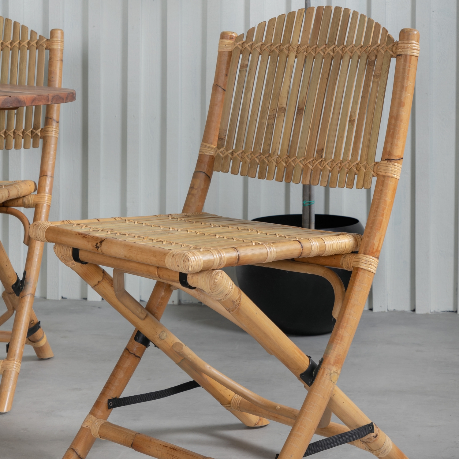 Spisegruppe Venture Home Canne med 4 Cave Spisestoler