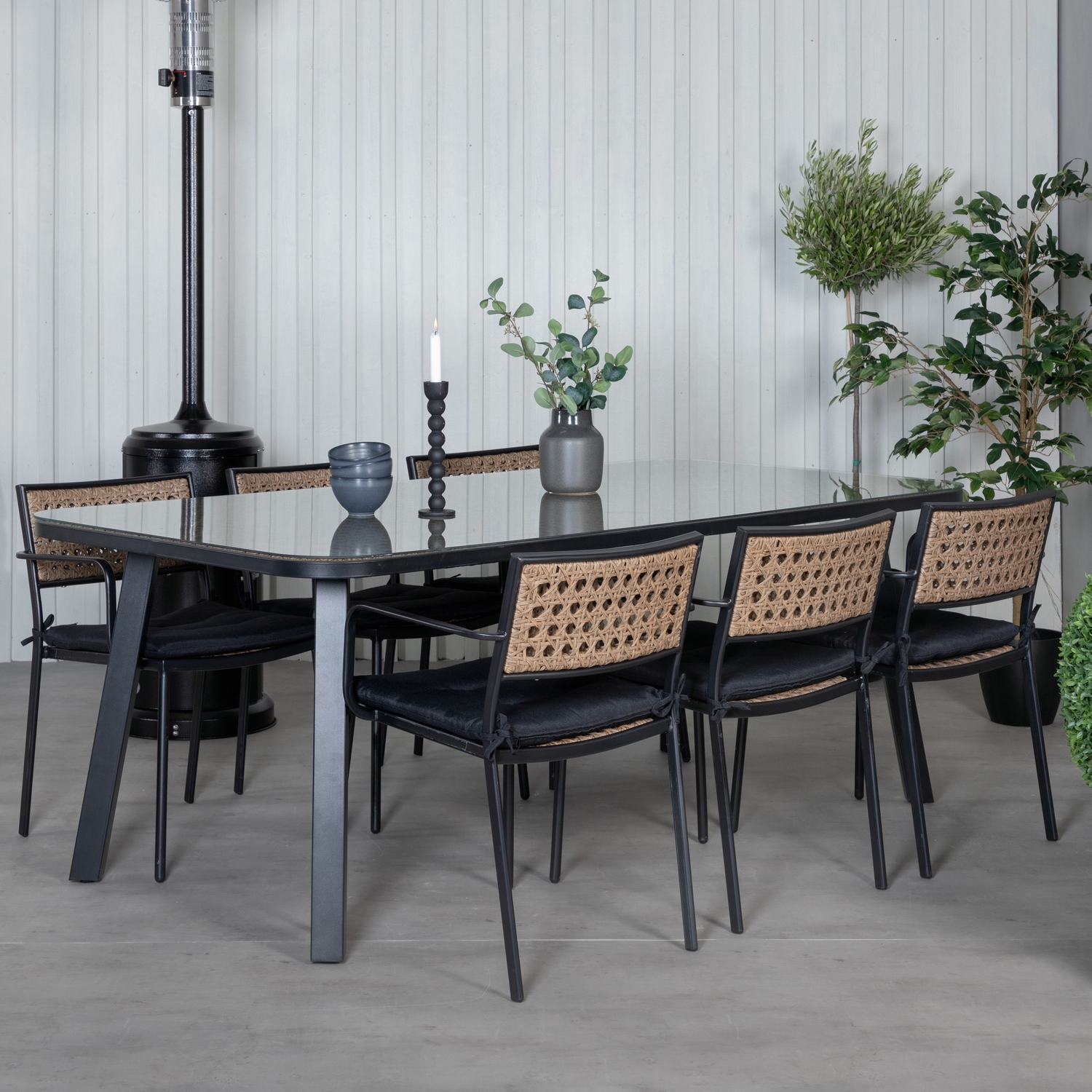 Spisegruppe Venture Home Olle med 6 Olle Spisestoler