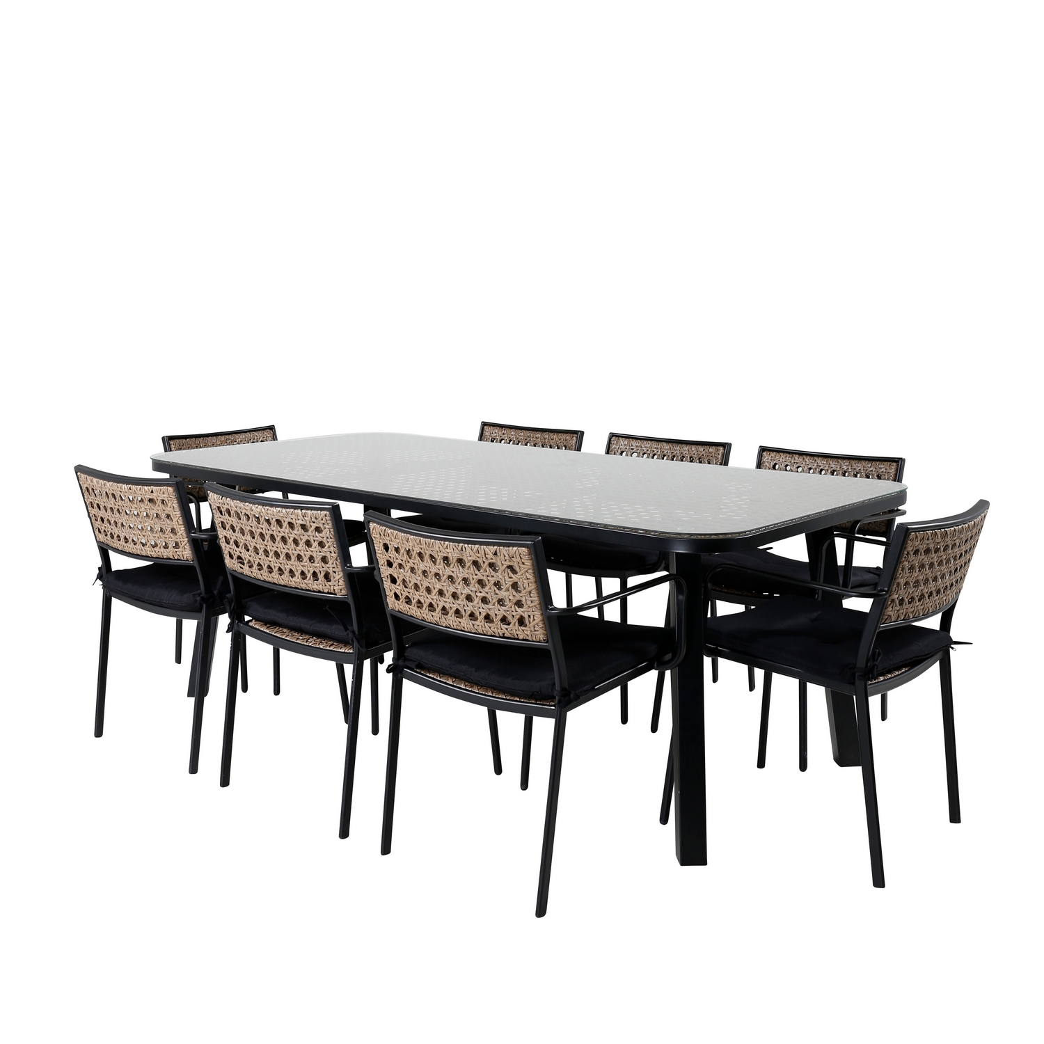 Spisegruppe Venture Home Olle med 8 Olle Spisestoler