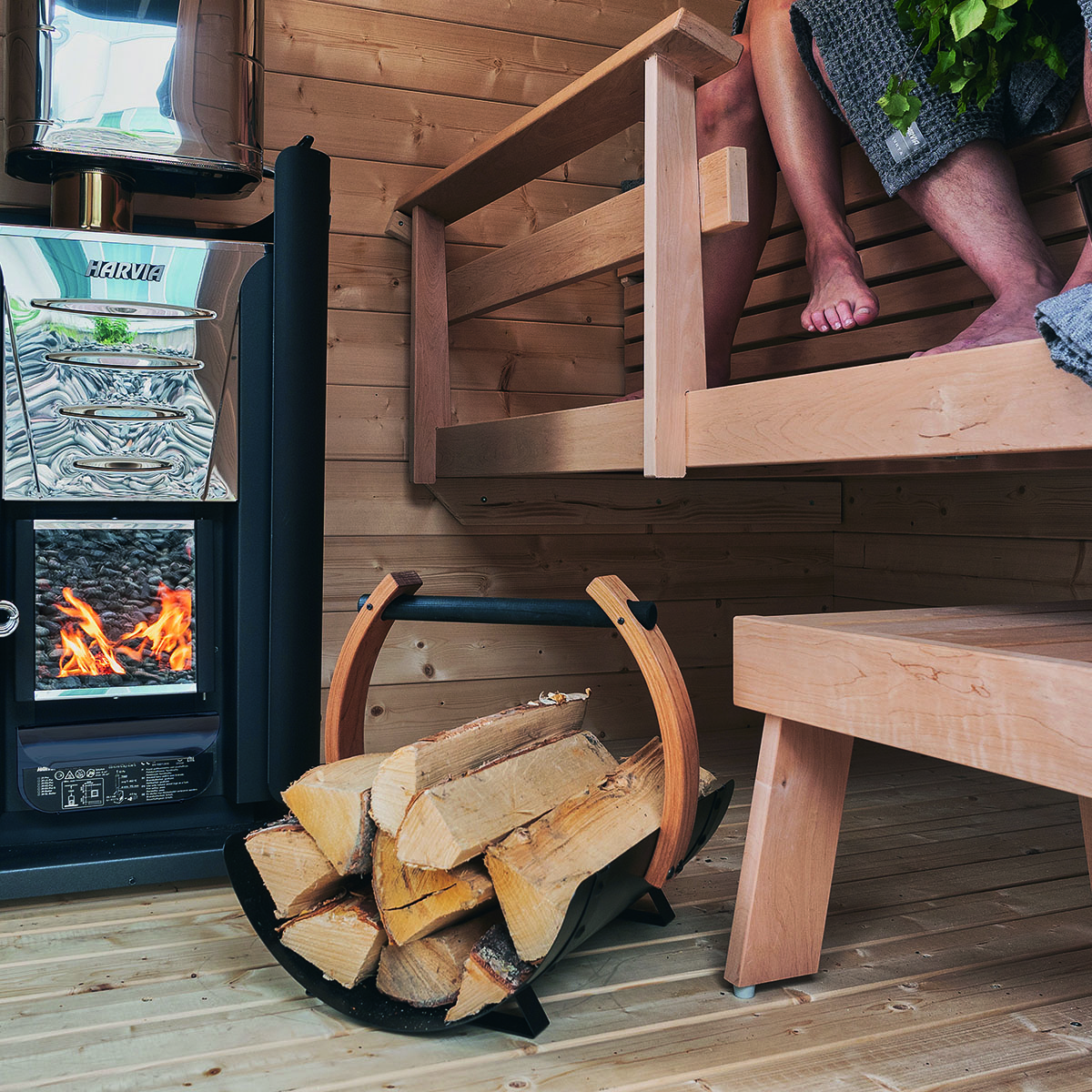 Vedkurv Harvia Legend