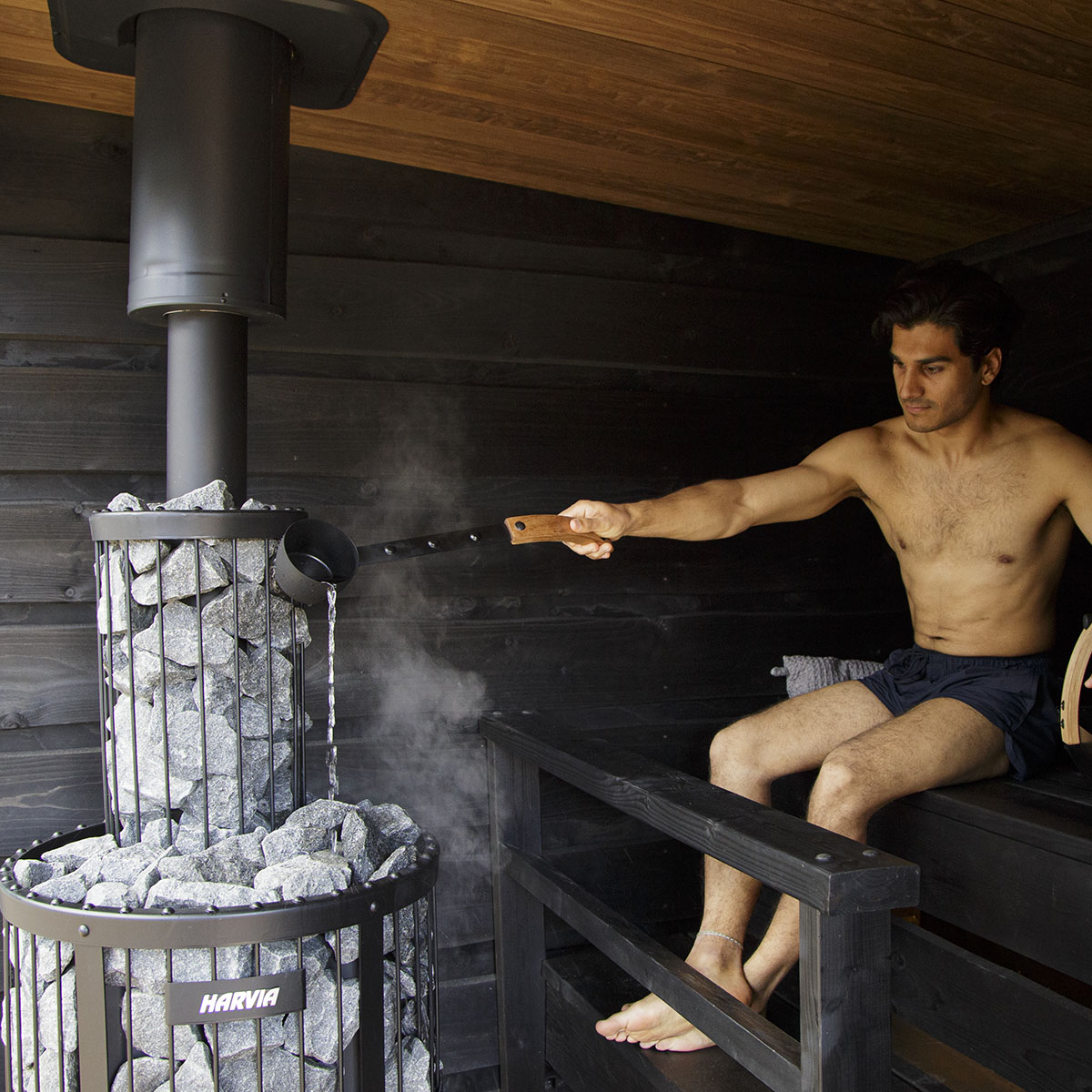 Vedfyrt Badstue Harvia Legend