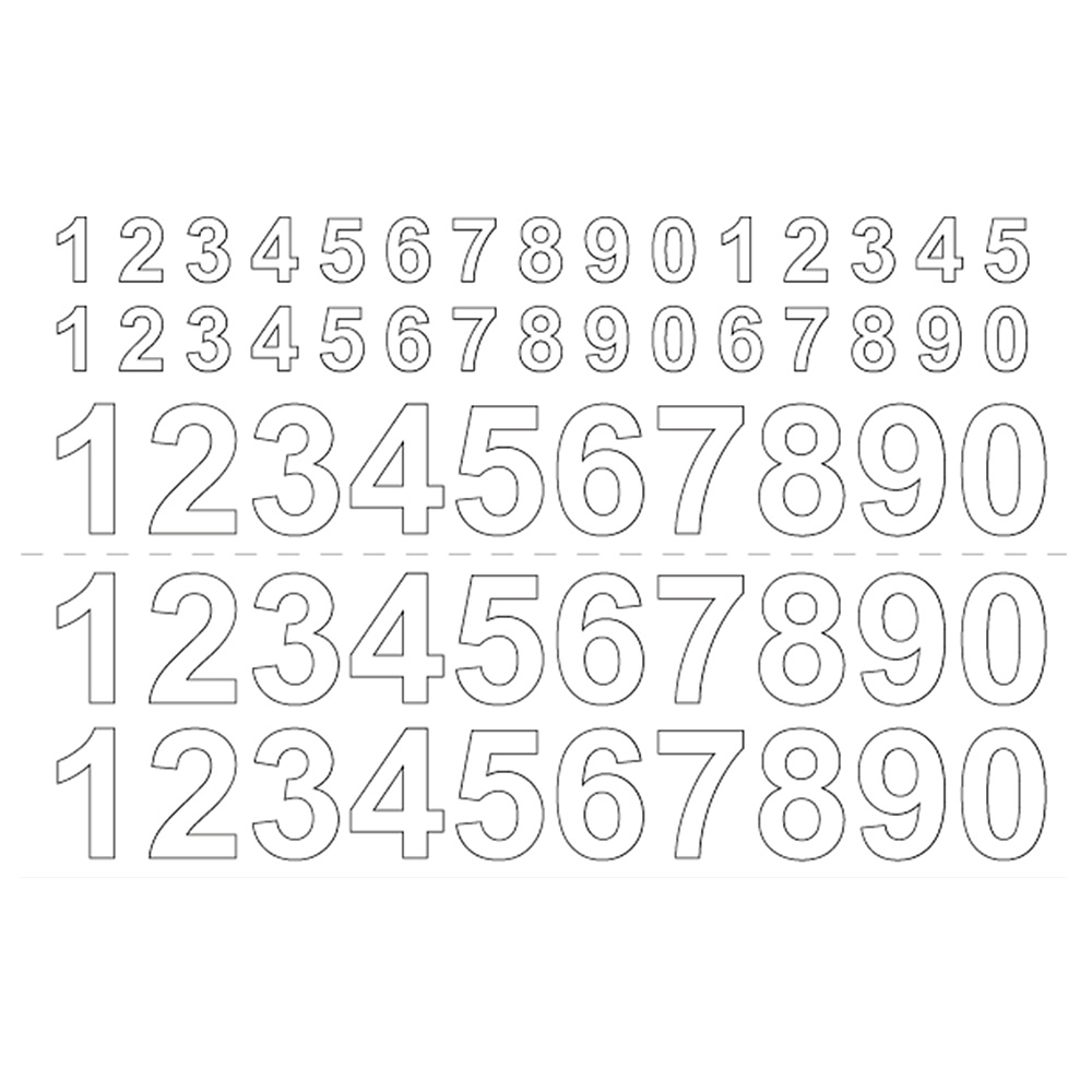 Tall selvklebende Habo 13+26 mm