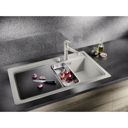 Skjærebrett Blanco Herdet Sort Glass 375 x 365 mm