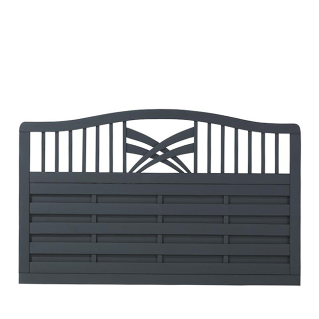 Skjerm PLUS Rondo 180x104/112 cm Antrasitt