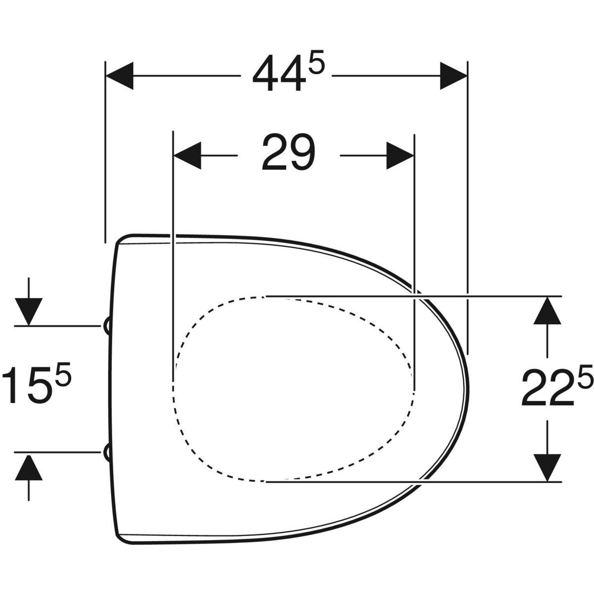 Duschhörn Invitrea Flair GH21 med Glasrengöring