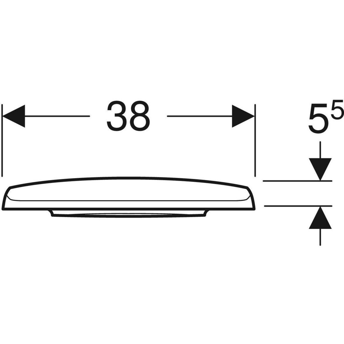 Duschhörn Invitrea Flair GH21 med Glasrengöring
