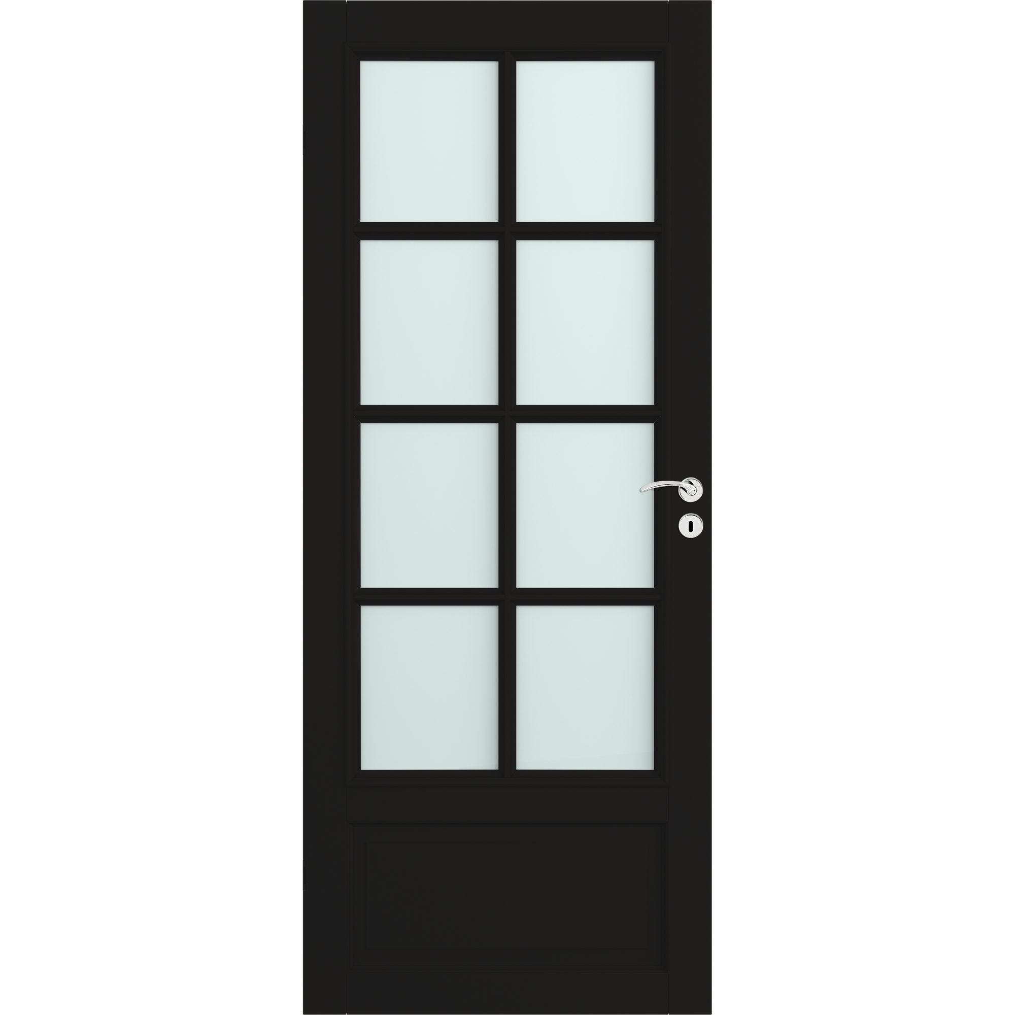 Innerdør Scanflex Skjold Klarglass 2x4