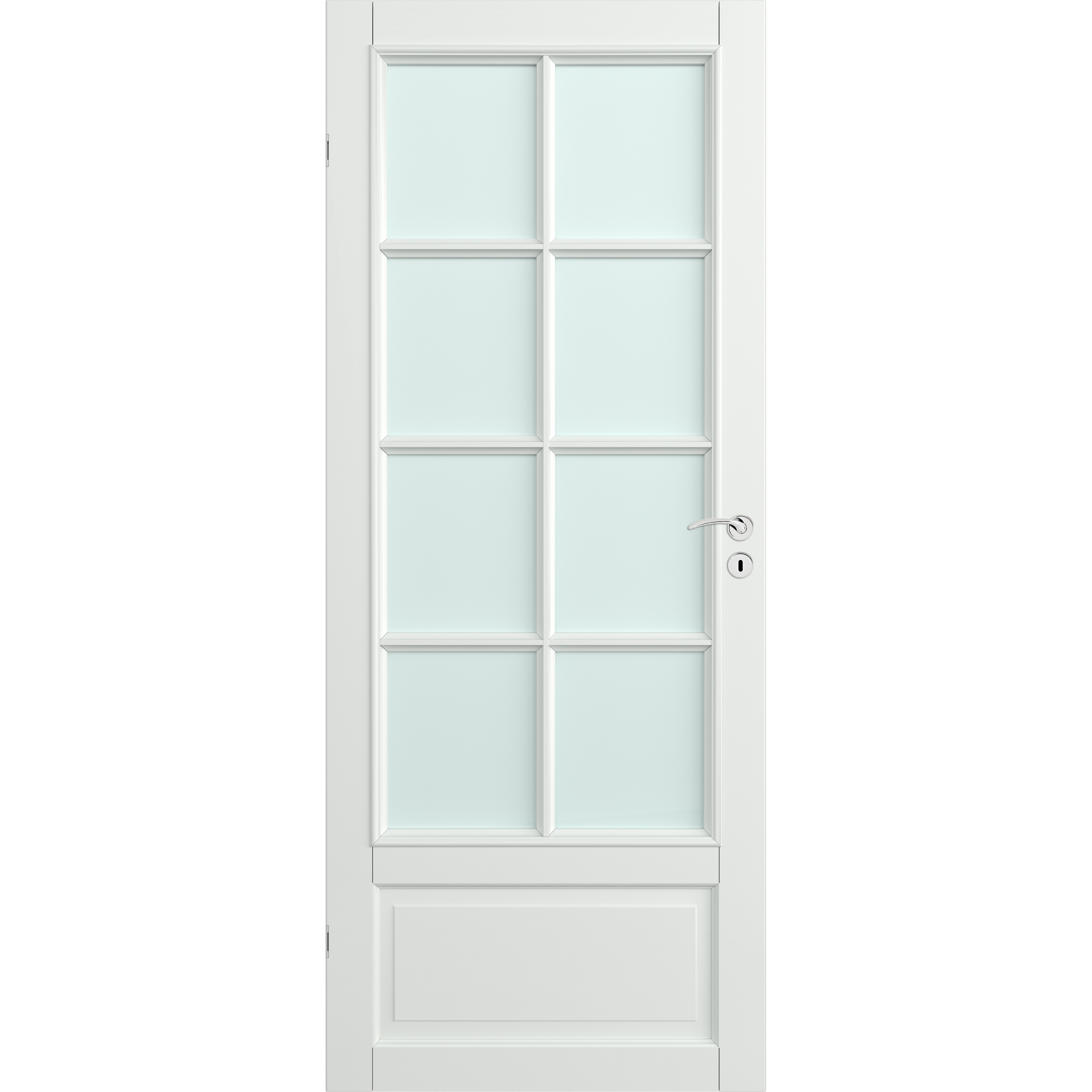 Innerdør Scanflex Skjold Klarglass 2x4 BxH: 100x210 (dørbladmål: 92 ...