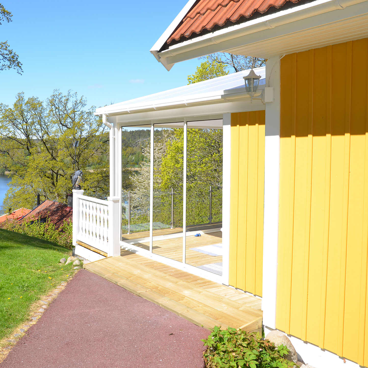 Skyvedører Landskap Stadig Forlenget Sommer 3-delt